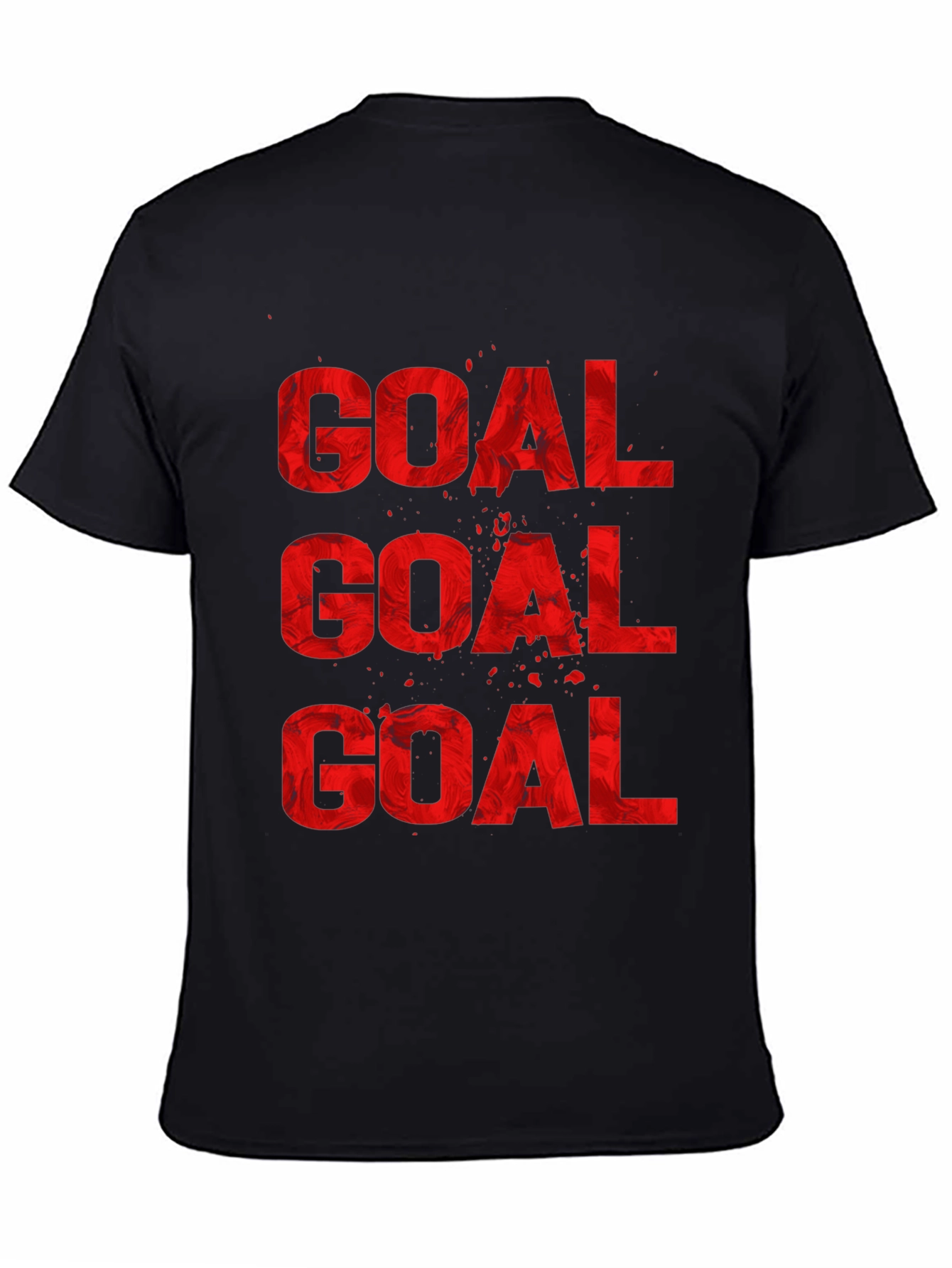 Goal Graphic Print Crew Neck T-Shirt