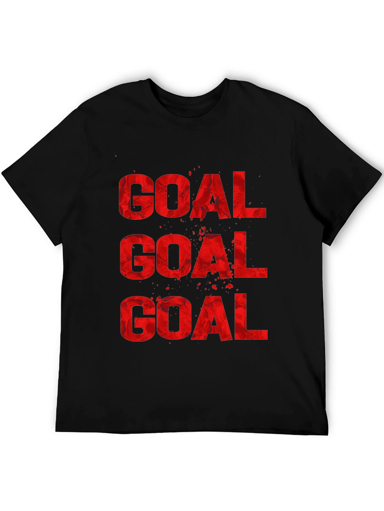 Goal Graphic Print Crew Neck T-Shirt