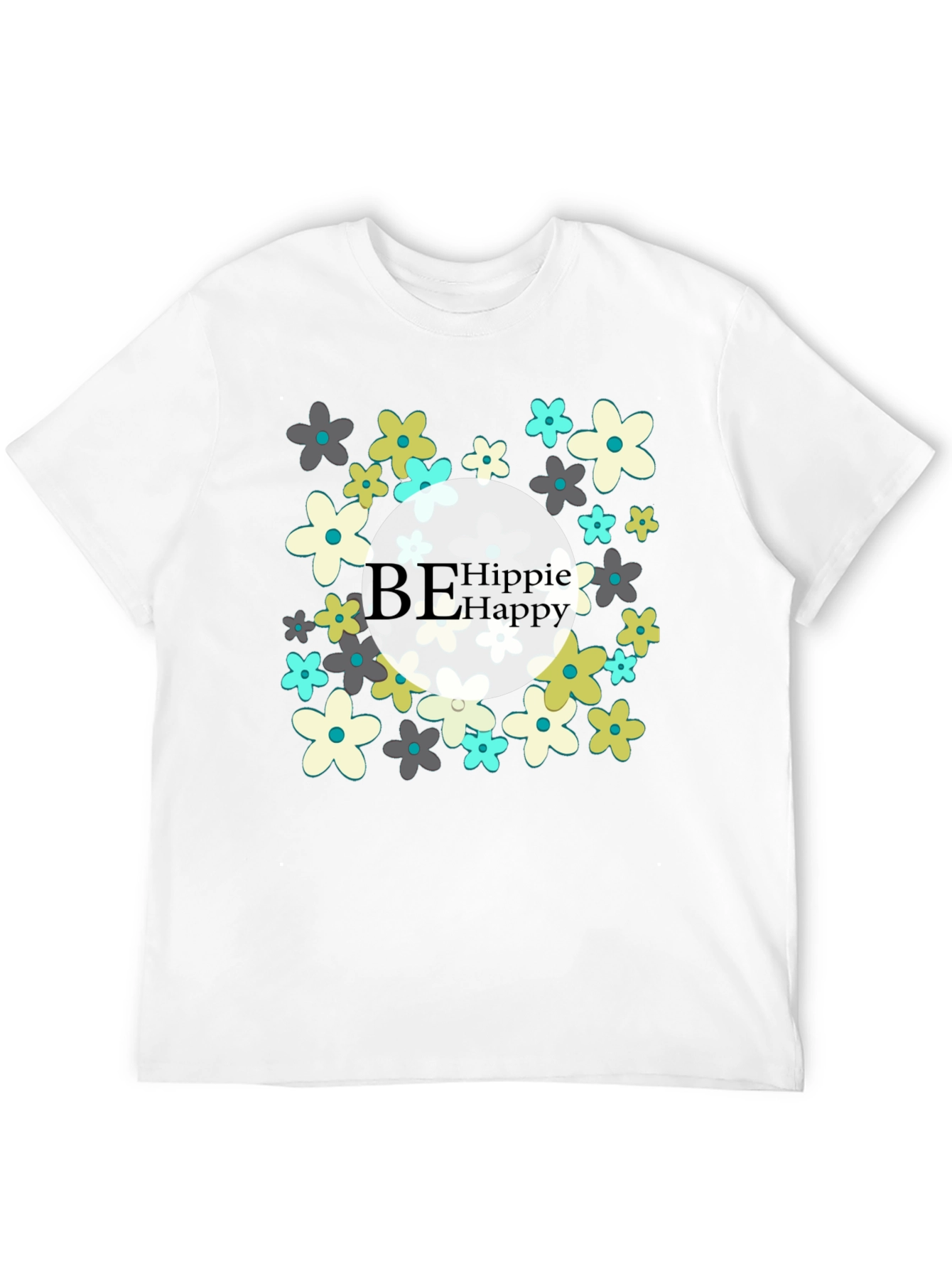 Be Hippie Happy Graphic Tee