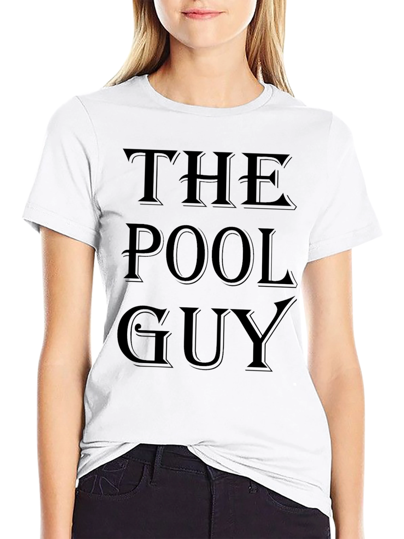 The Pool Guy T-Shirt - Black Graphic Tee