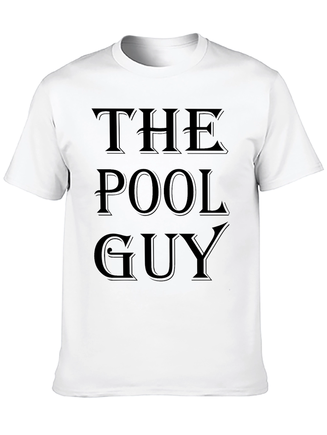 The Pool Guy T-Shirt - Black Graphic Tee
