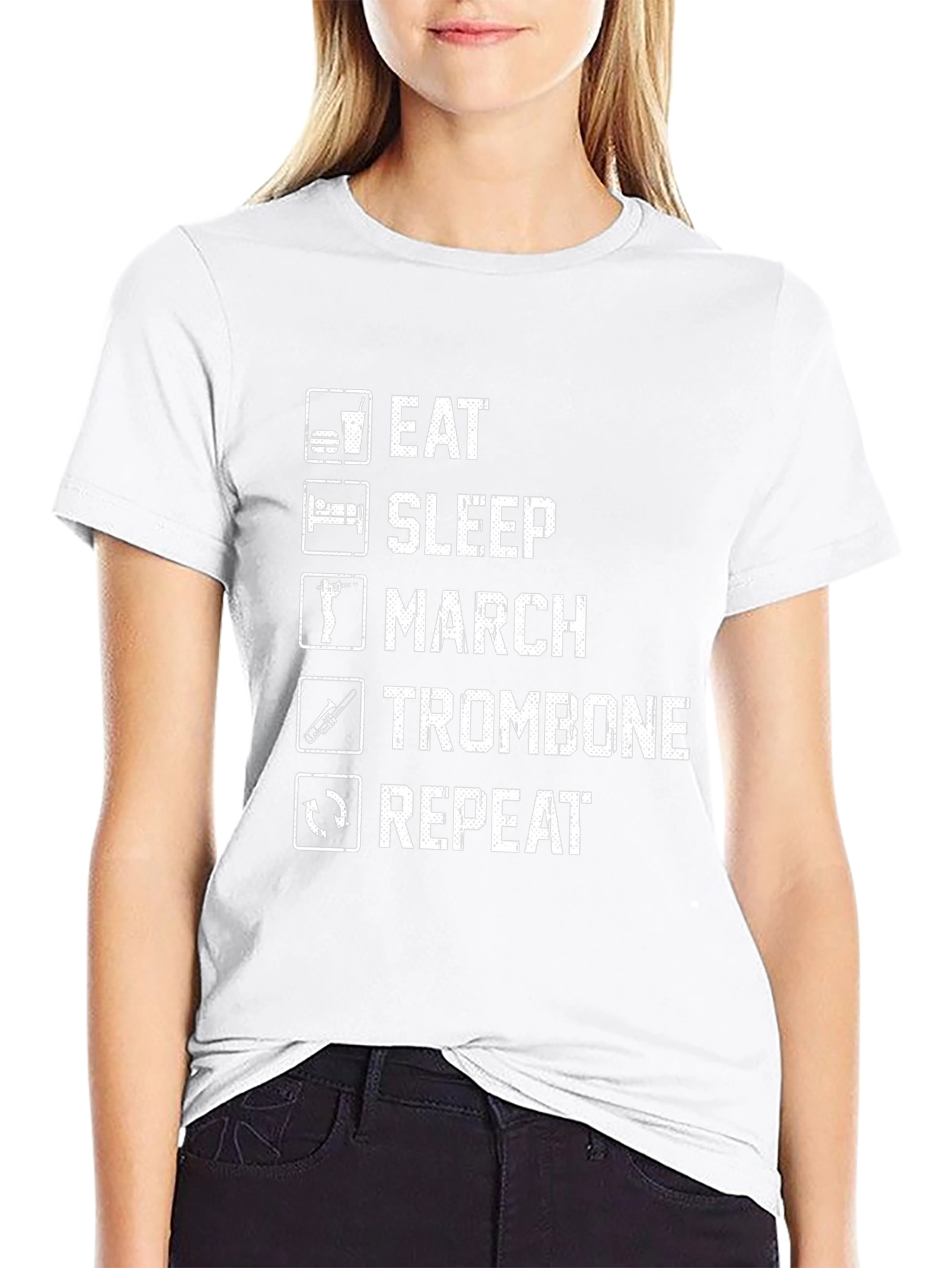Eat Sleep March Trombone Repeat T-Shirt