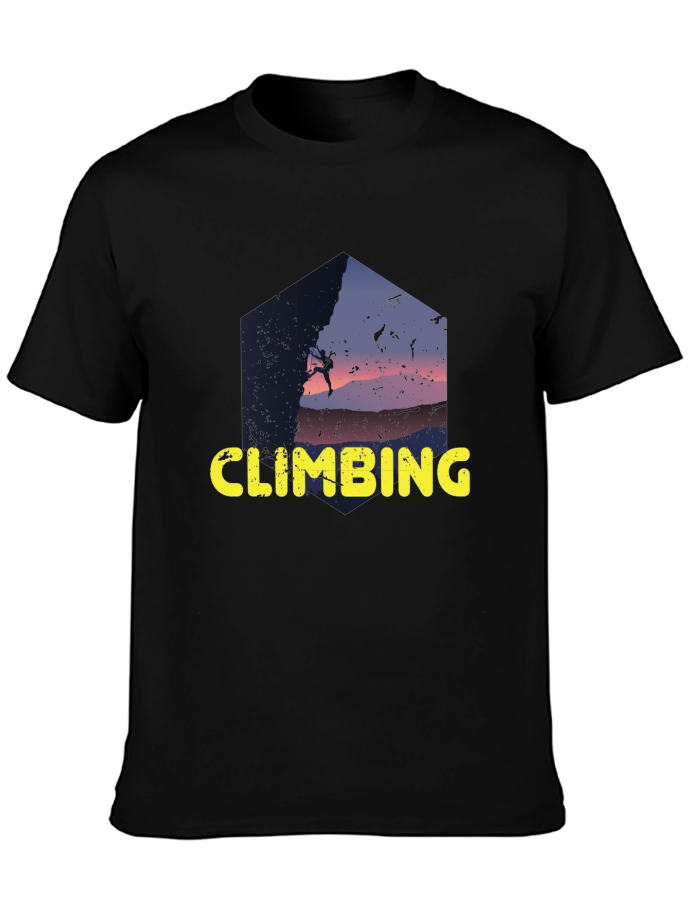 Climbing Silhouette Graphic Tee - Adventure Ready