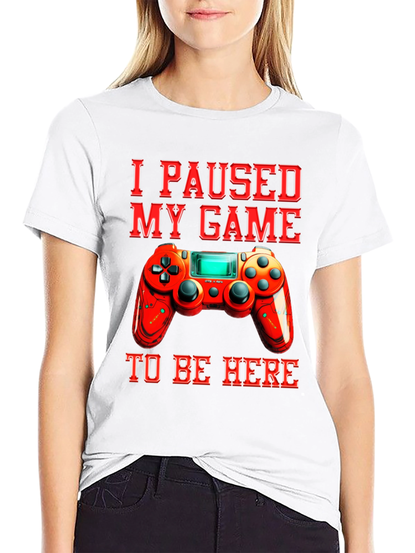I Paused My Game to Be Here Graphic Tee