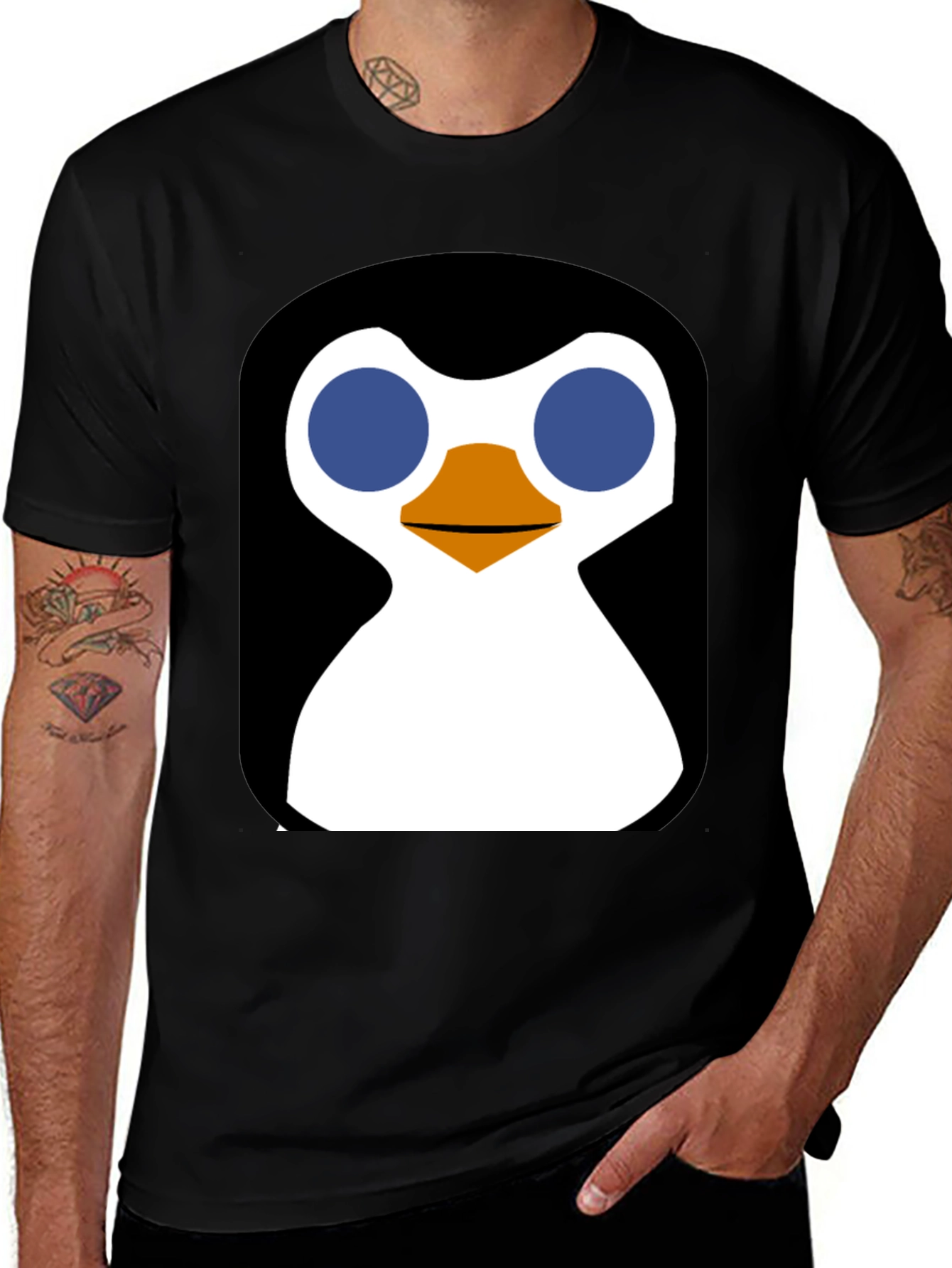 Penguin Graphic Tee - Casual Comfort