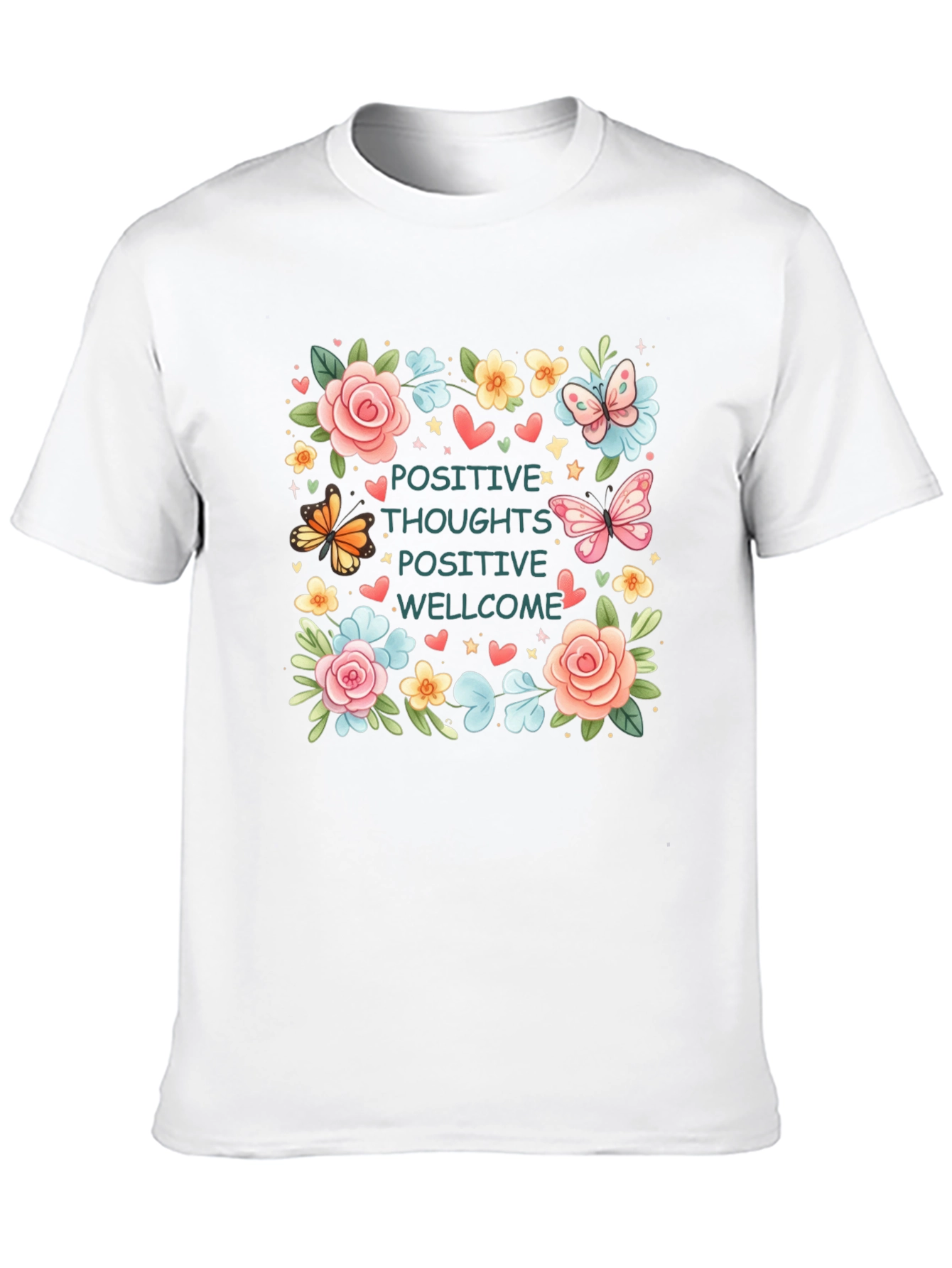 Positive Thoughts Graphic T-Shirt