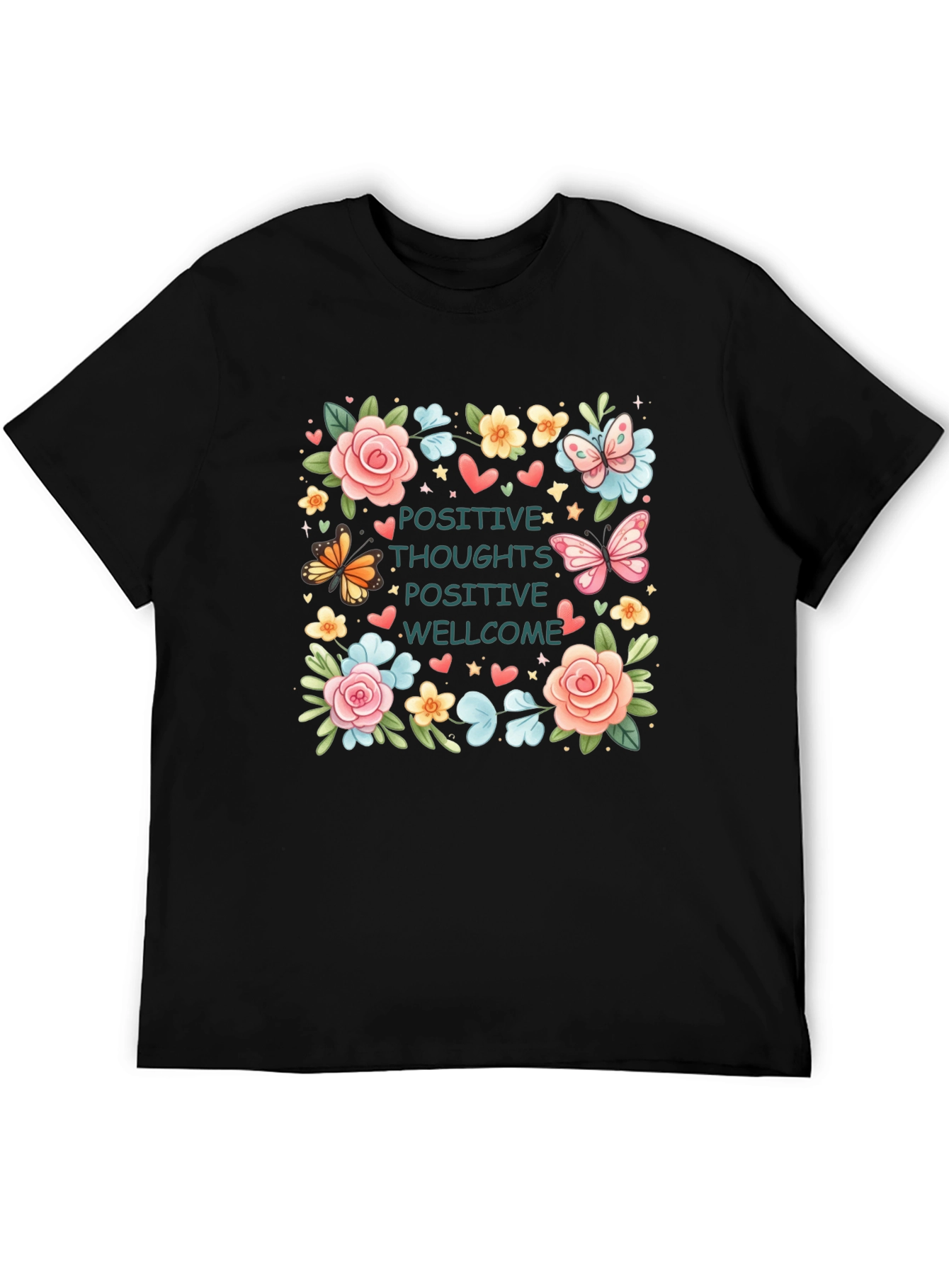 Positive Thoughts Graphic T-Shirt