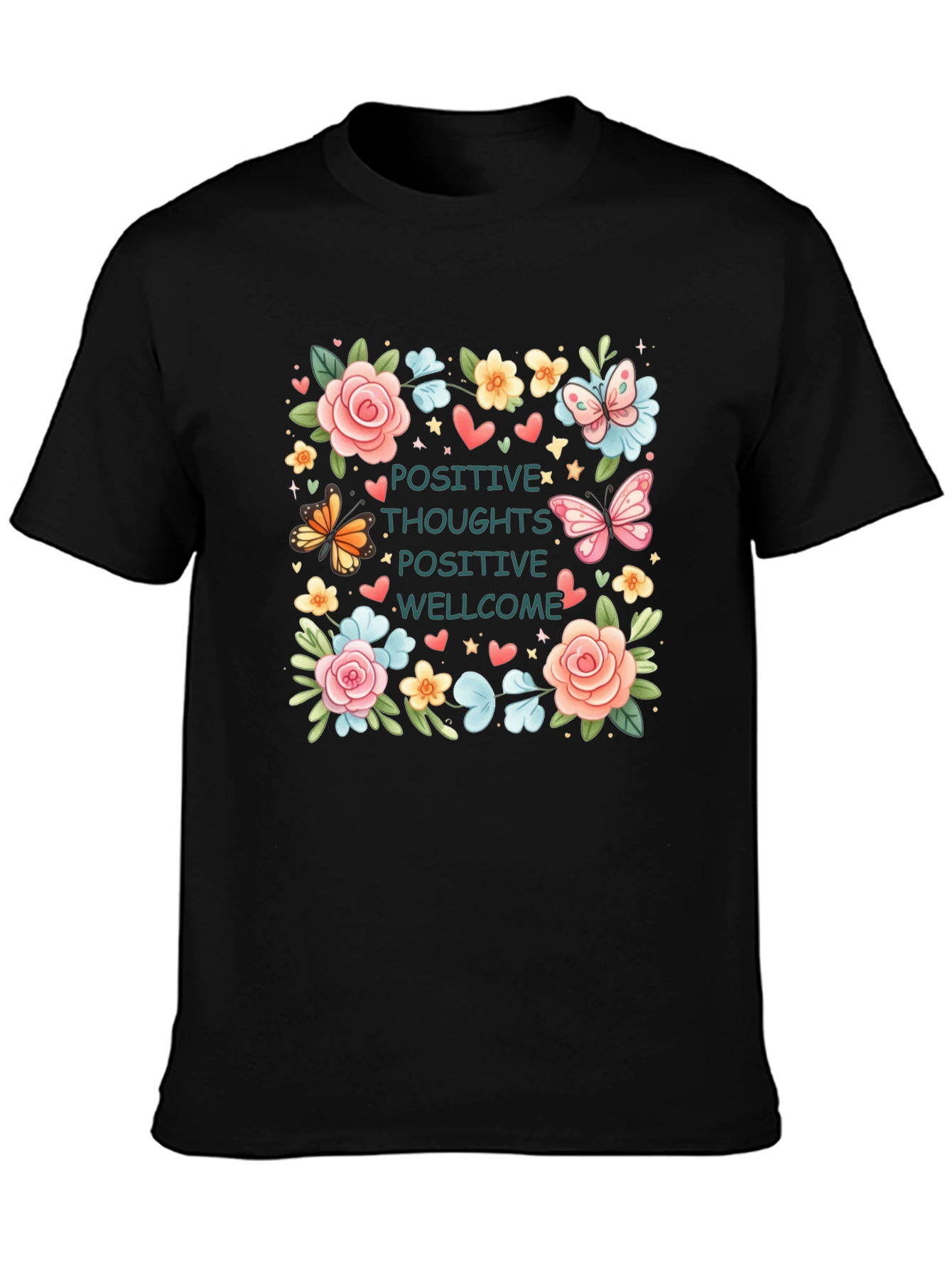 Positive Thoughts Graphic T-Shirt