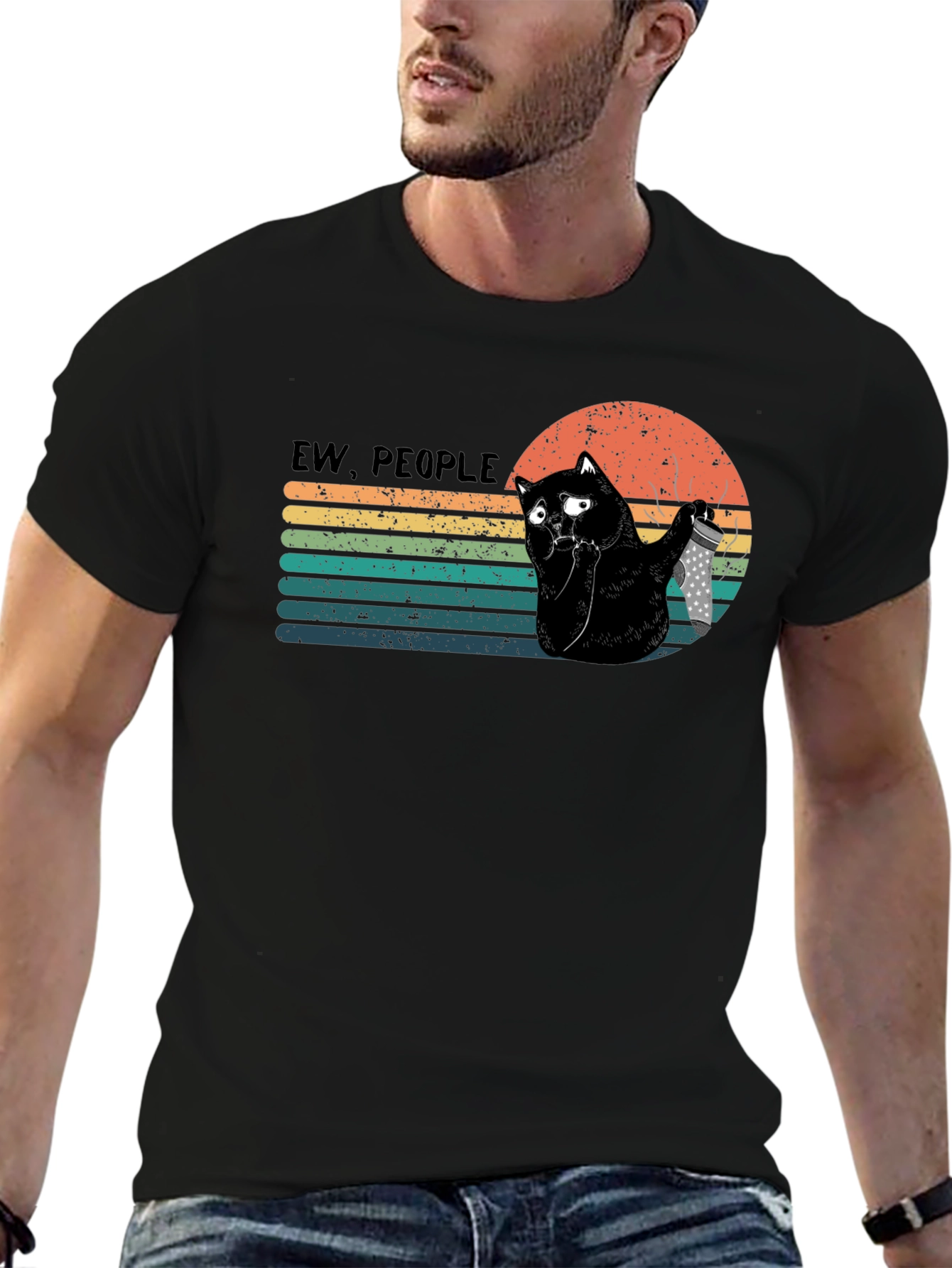 Ew People Cat T-Shirt - Funny Graphic Tee