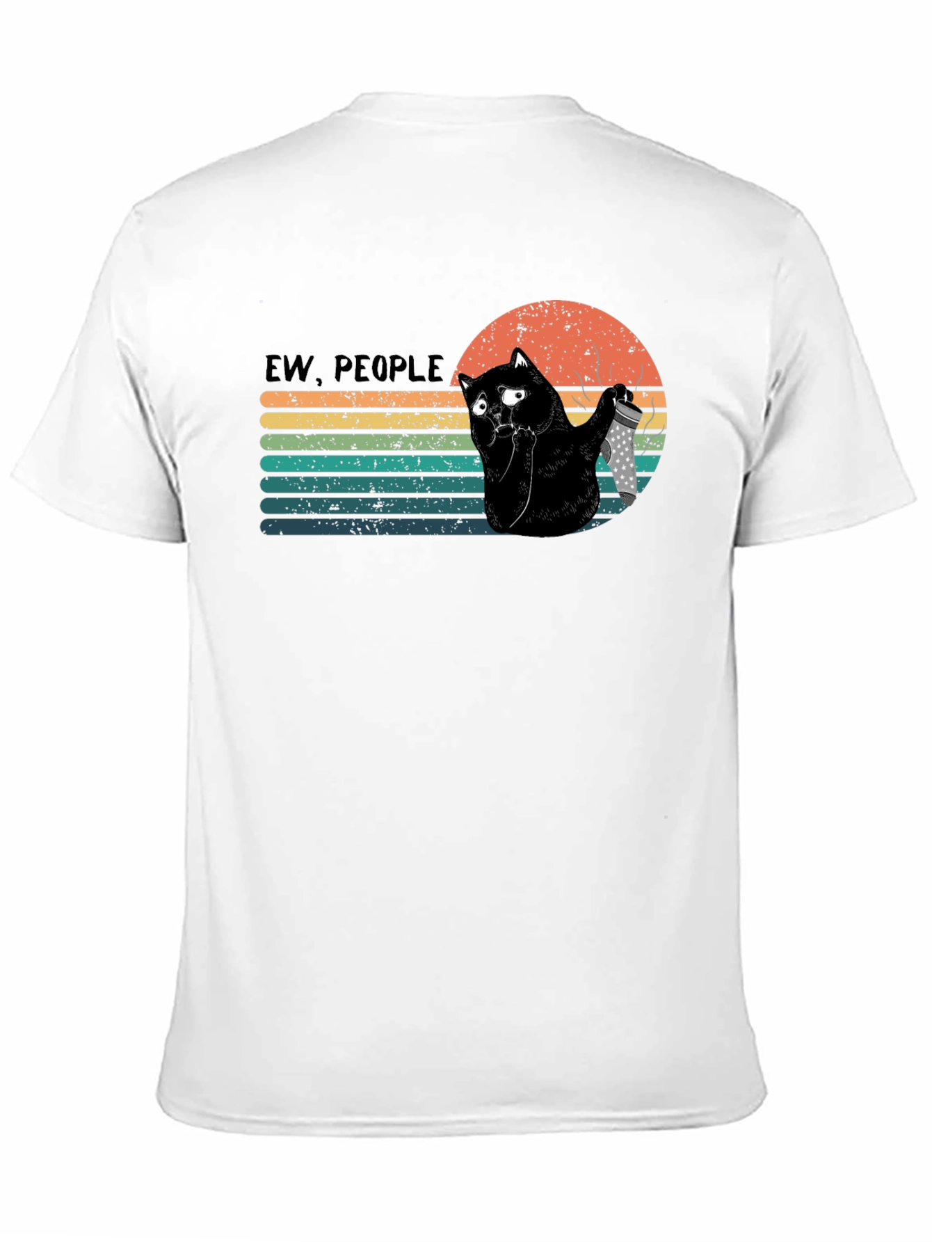 Ew People Cat T-Shirt - Funny Graphic Tee