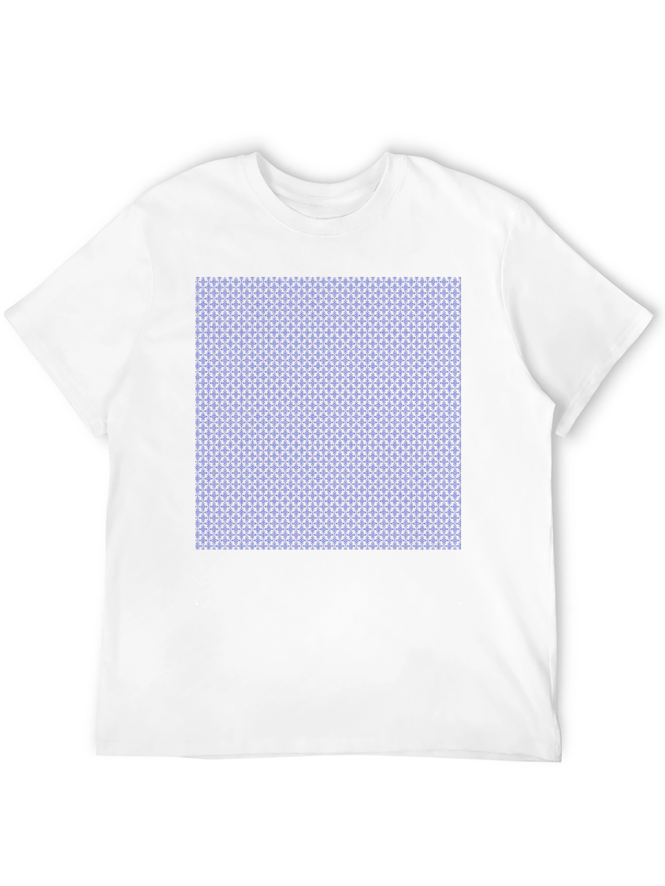 Stylish Geometric Print Tee - Modern Black T-Shirt