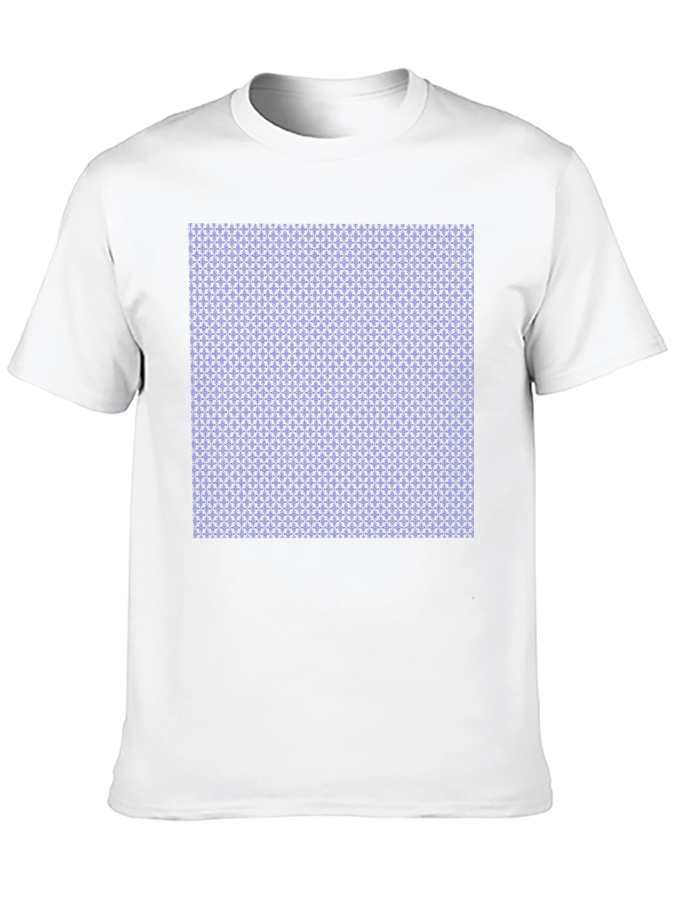 Stylish Geometric Print Tee - Modern Black T-Shirt
