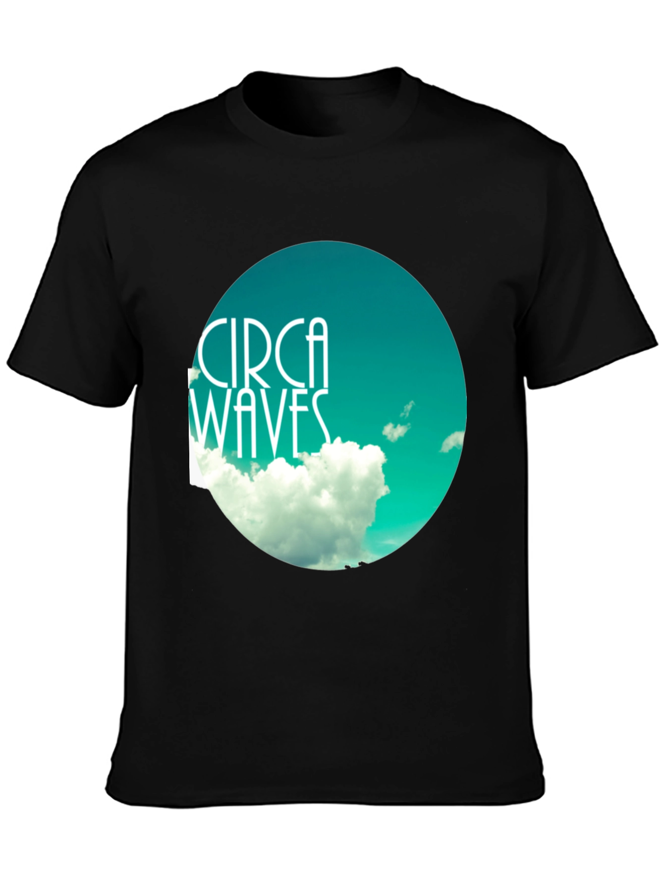Circa Waves Graphic Print Black T-Shirt