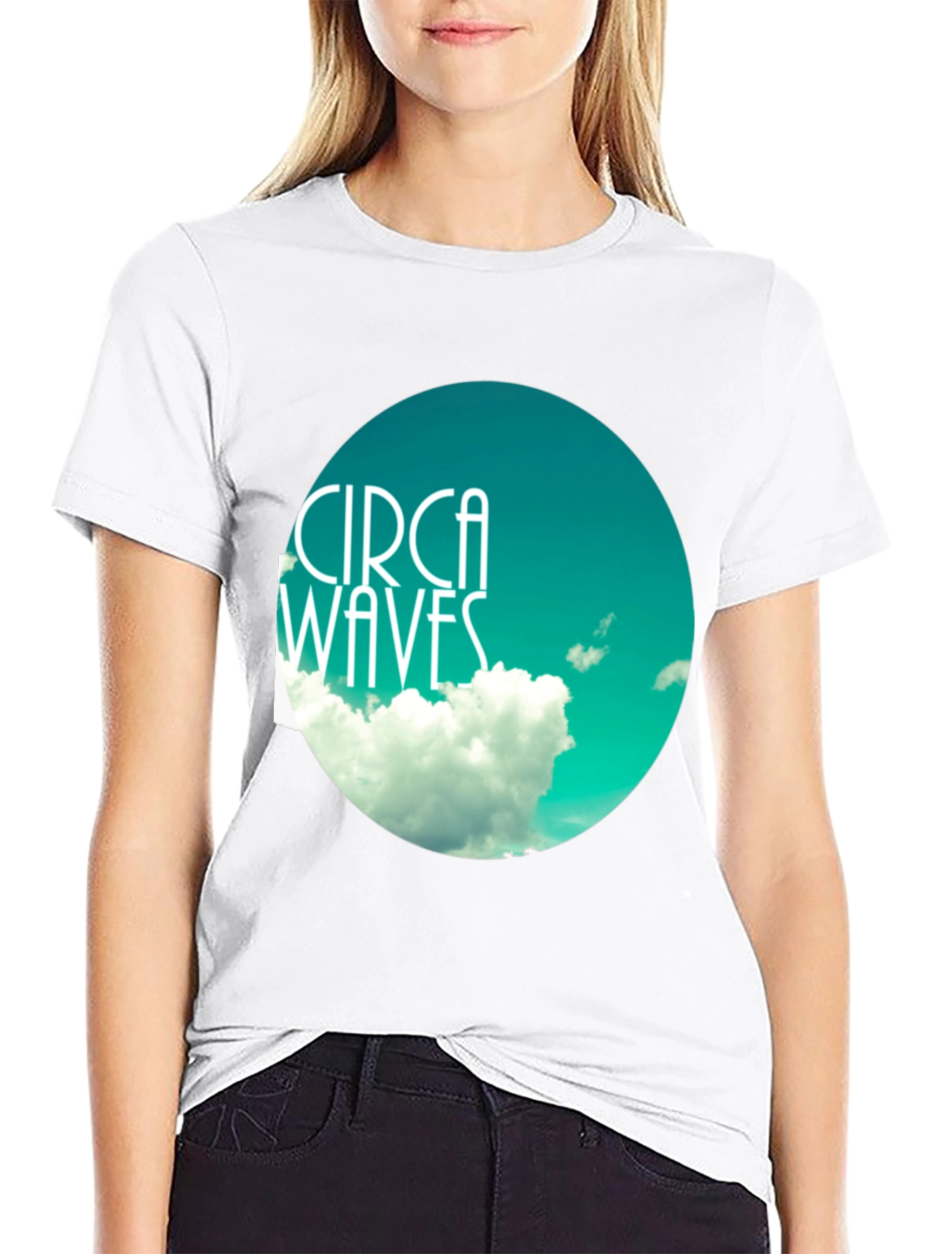 Circa Waves Graphic Print Black T-Shirt