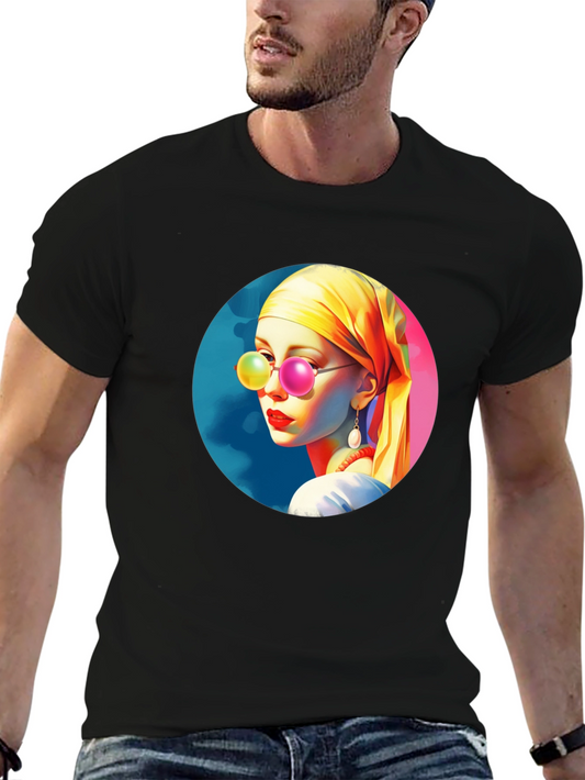 Woman with Glasses T-Shirt