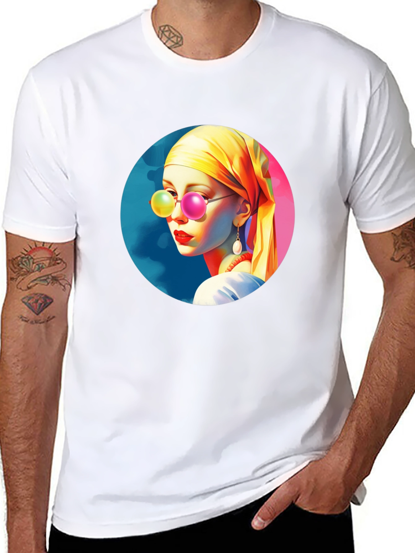 Woman with Glasses T-Shirt