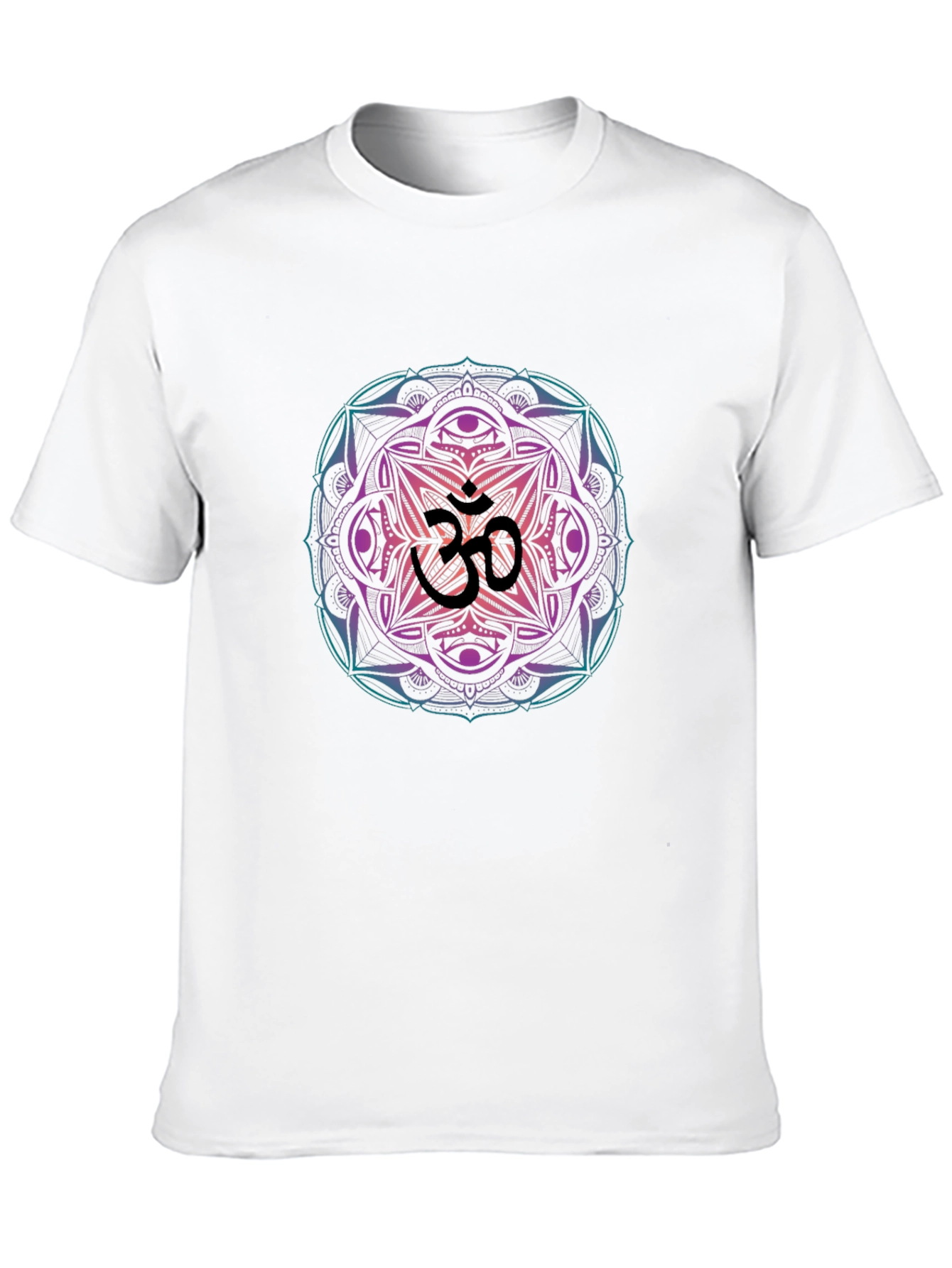 Om Mandala Graphic Tee - Spiritual Comfort