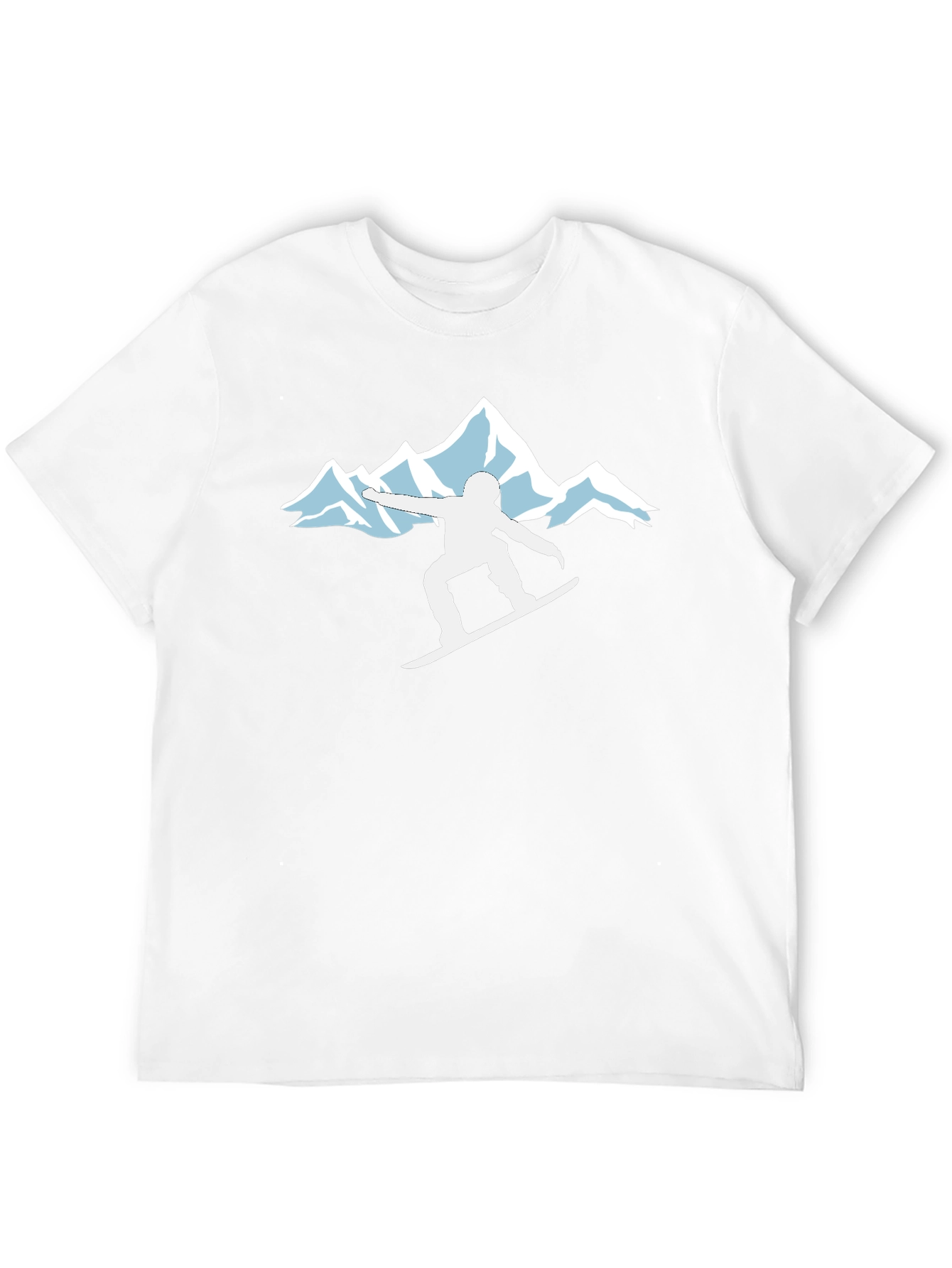 Snowboarder Mountain Graphic Tee