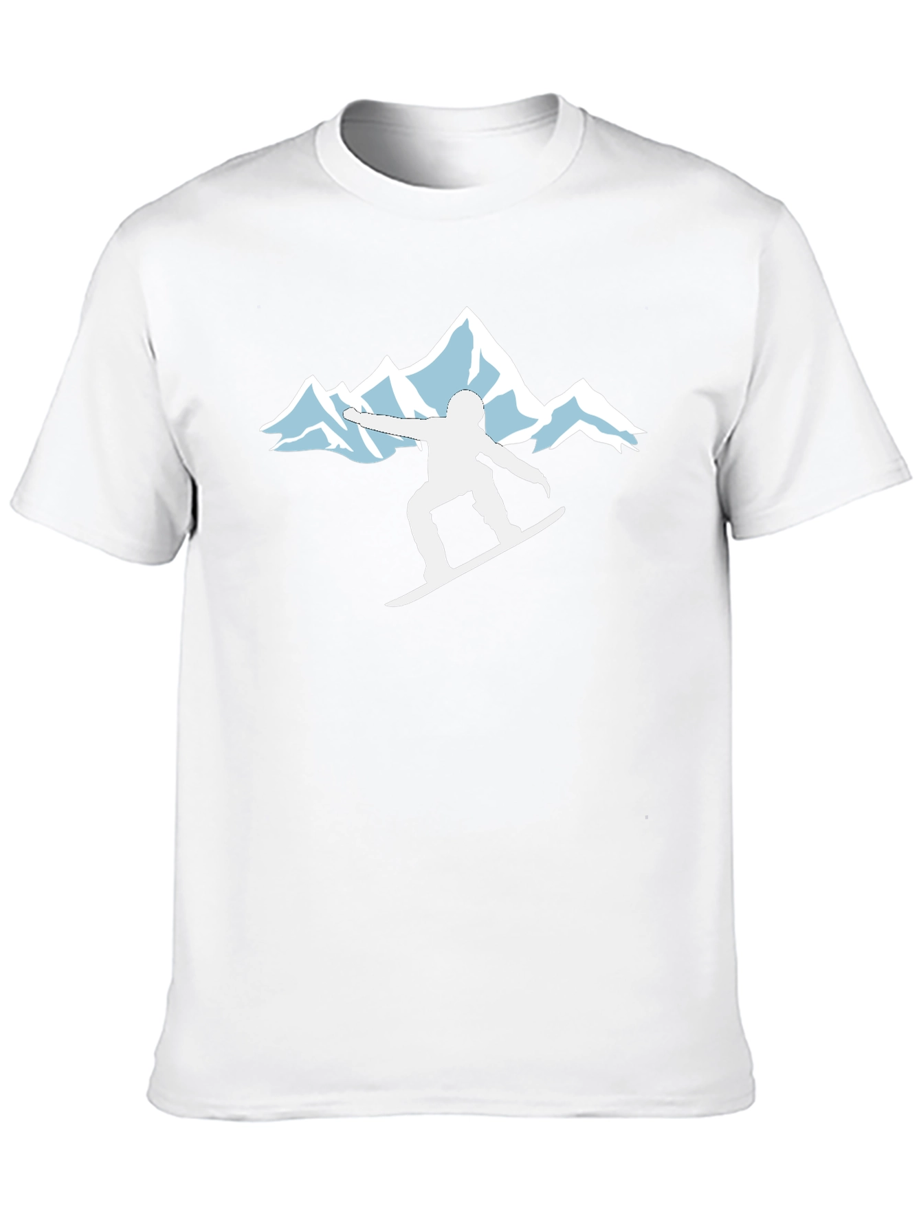 Snowboarder Mountain Graphic Tee