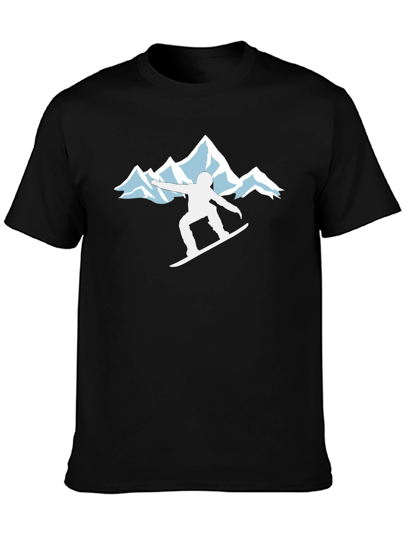 Snowboarder Mountain Graphic Tee