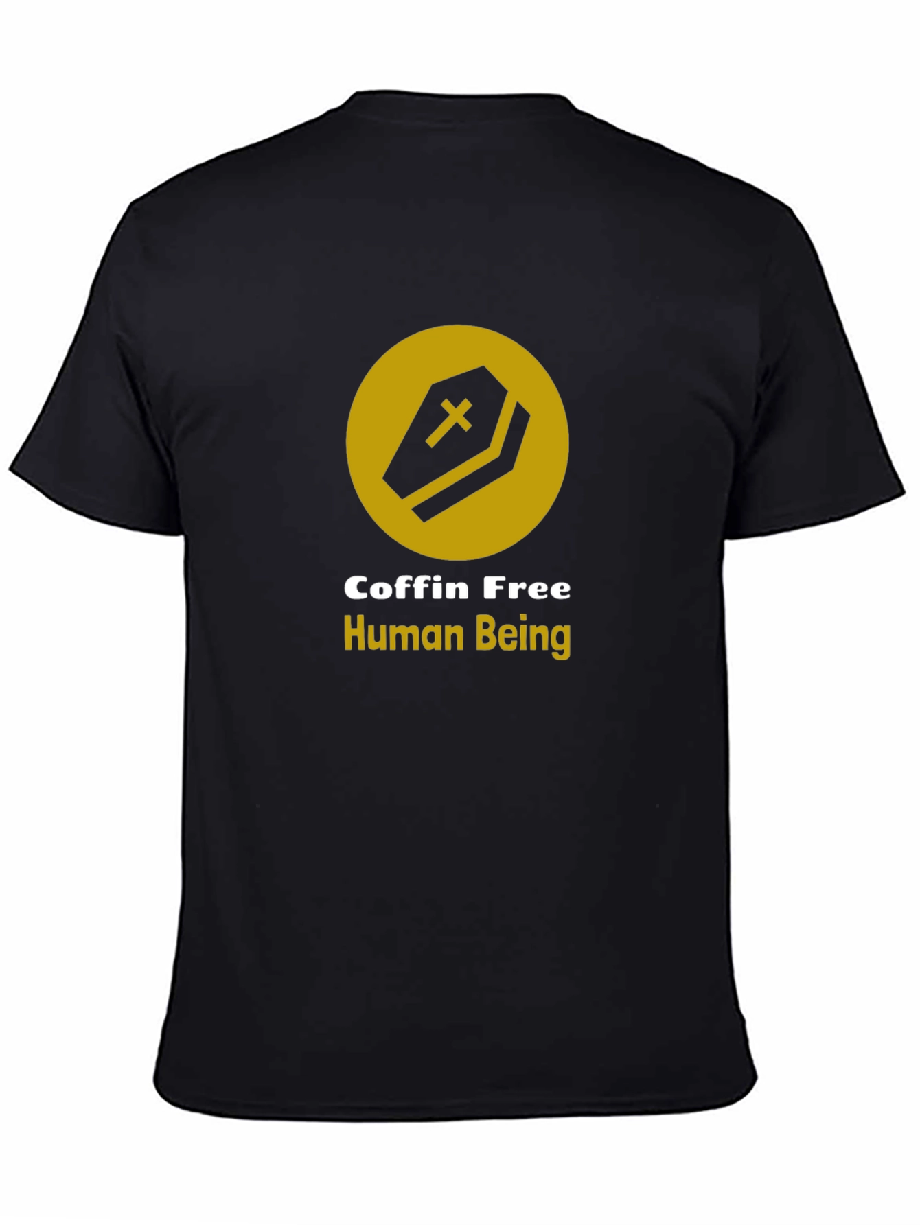 Coffin Free Human Being Graphic Tee