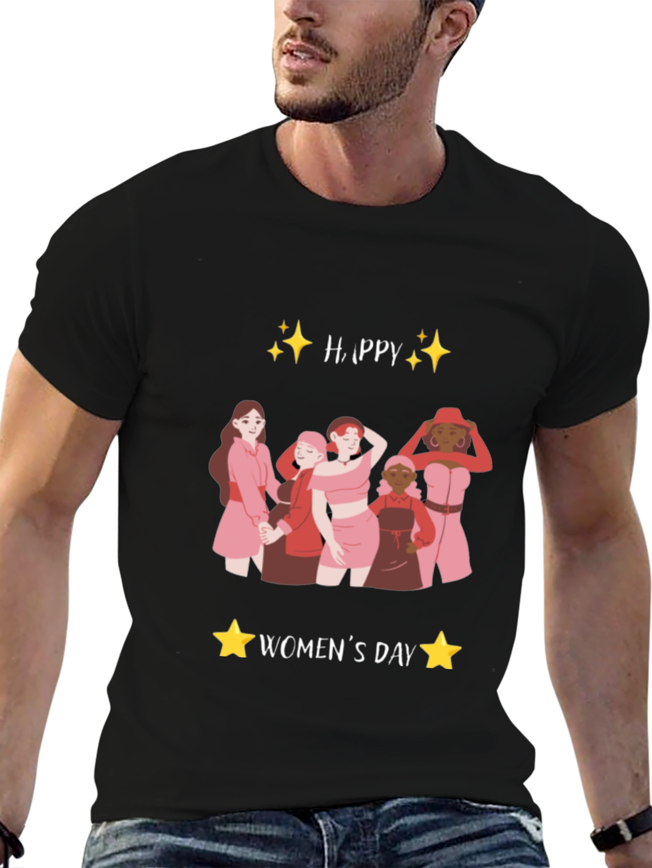 Happy Womens Day Graphic Tee