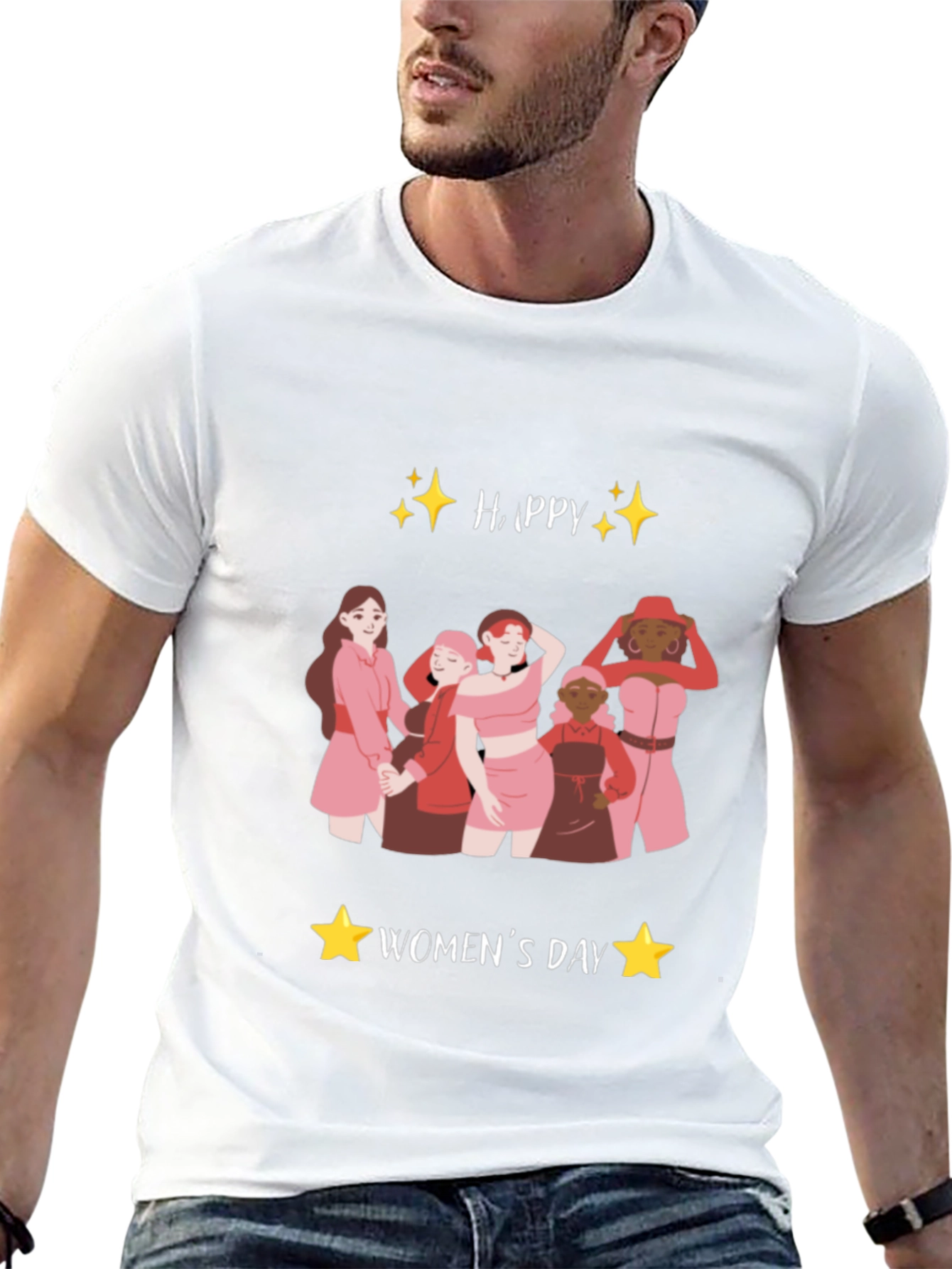 Happy Womens Day Graphic Tee