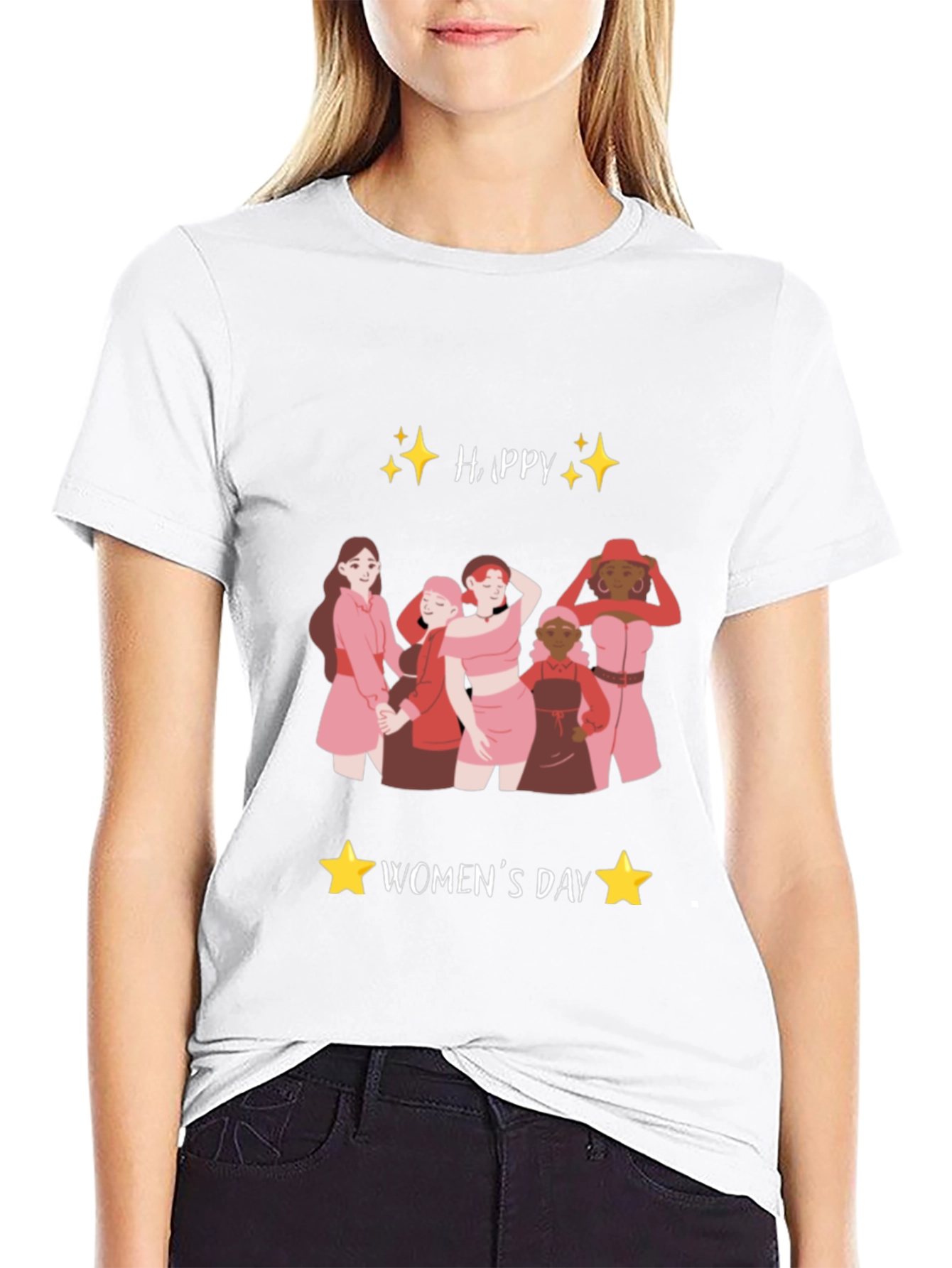 Happy Womens Day Graphic Tee