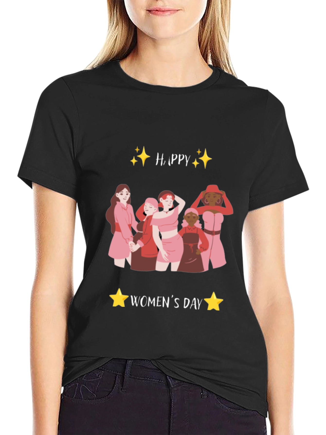 Happy Womens Day Graphic Tee
