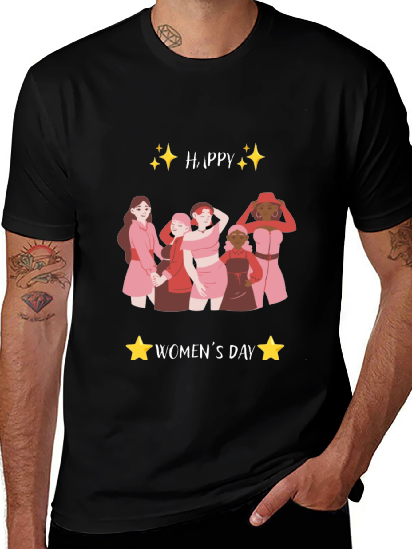 Happy Womens Day Graphic Tee