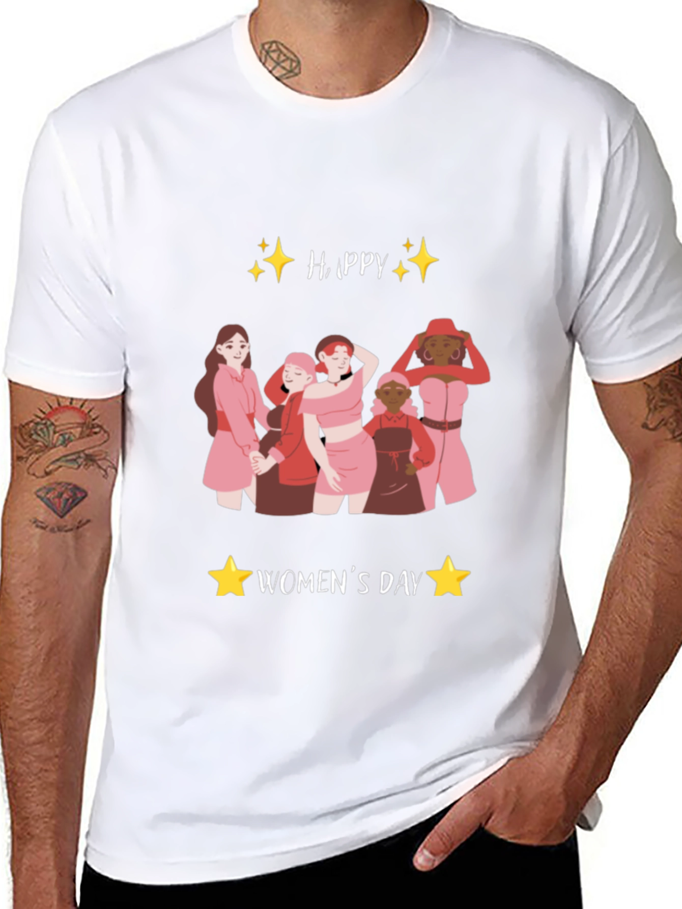 Happy Womens Day Graphic Tee