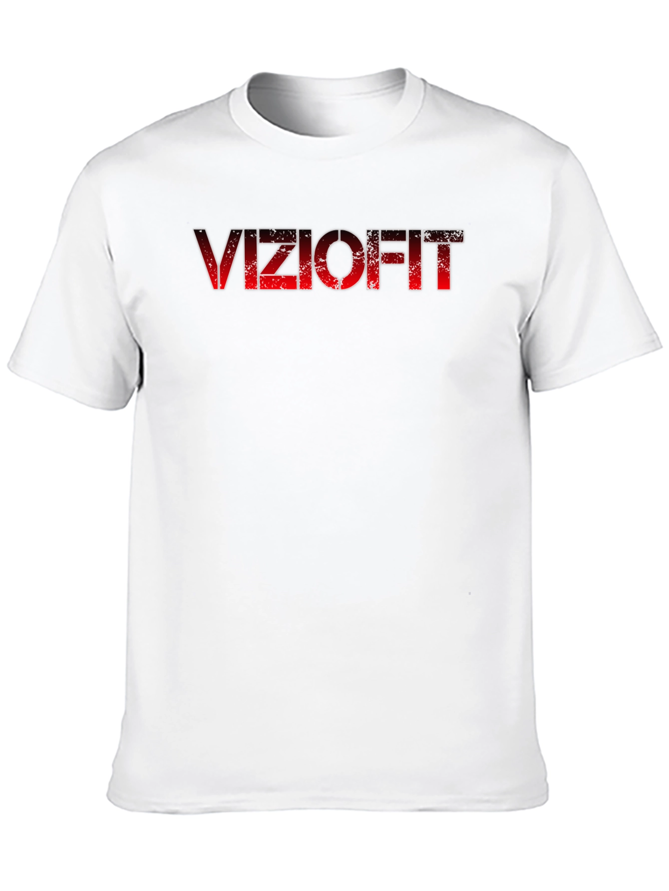 Viziofit Black Graphic Tee - Mens Fitness Shirt