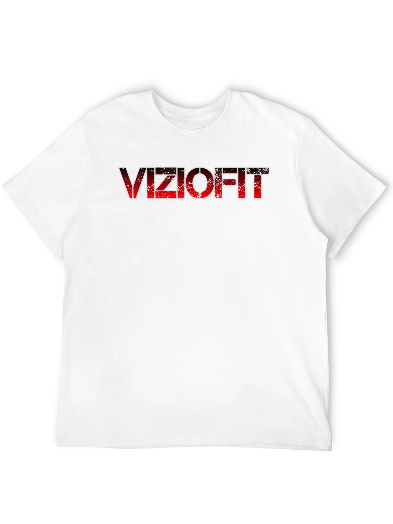 Viziofit Black Graphic Tee - Mens Fitness Shirt