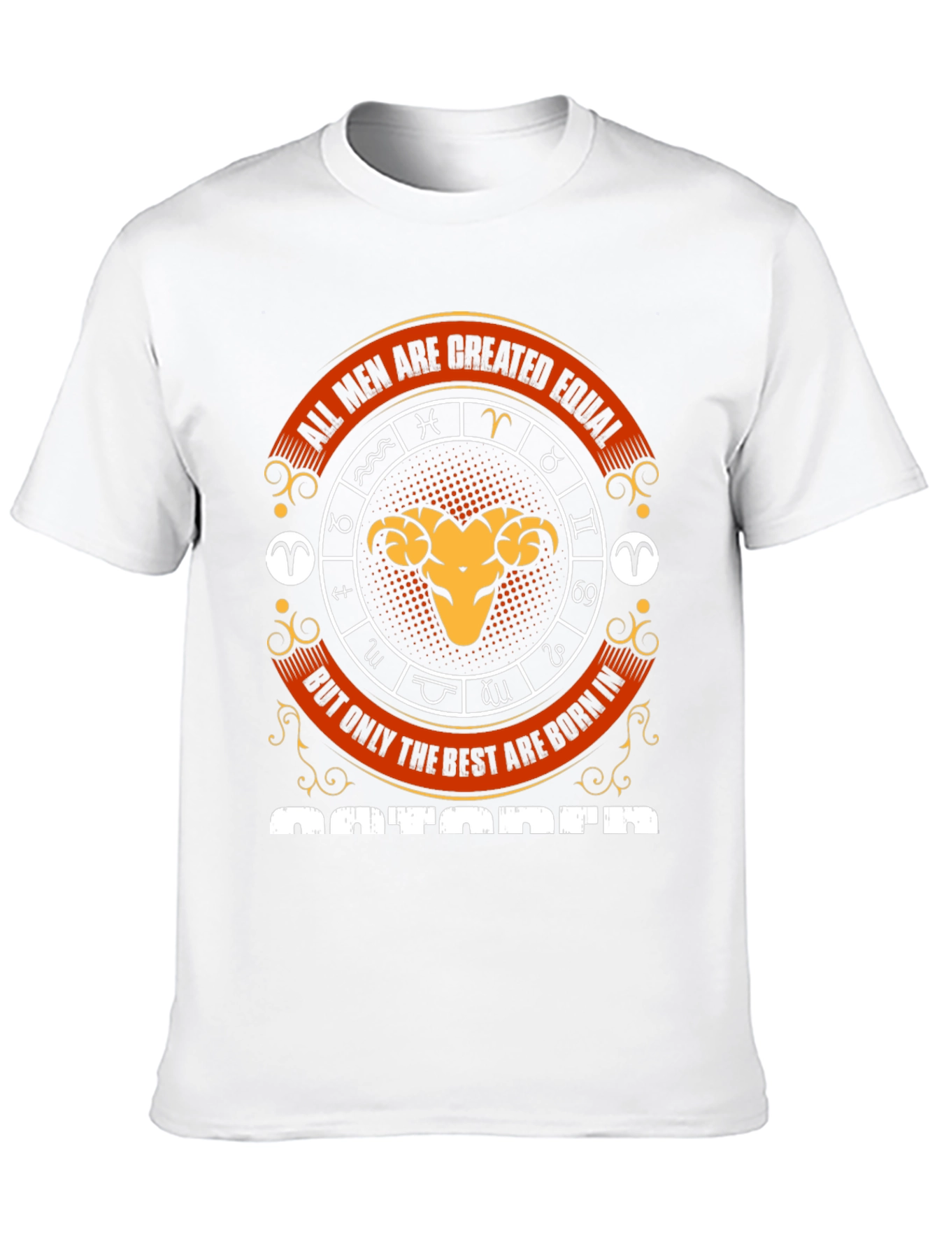 Mens Zodiac Aries Graphic Tee - Limited Edition