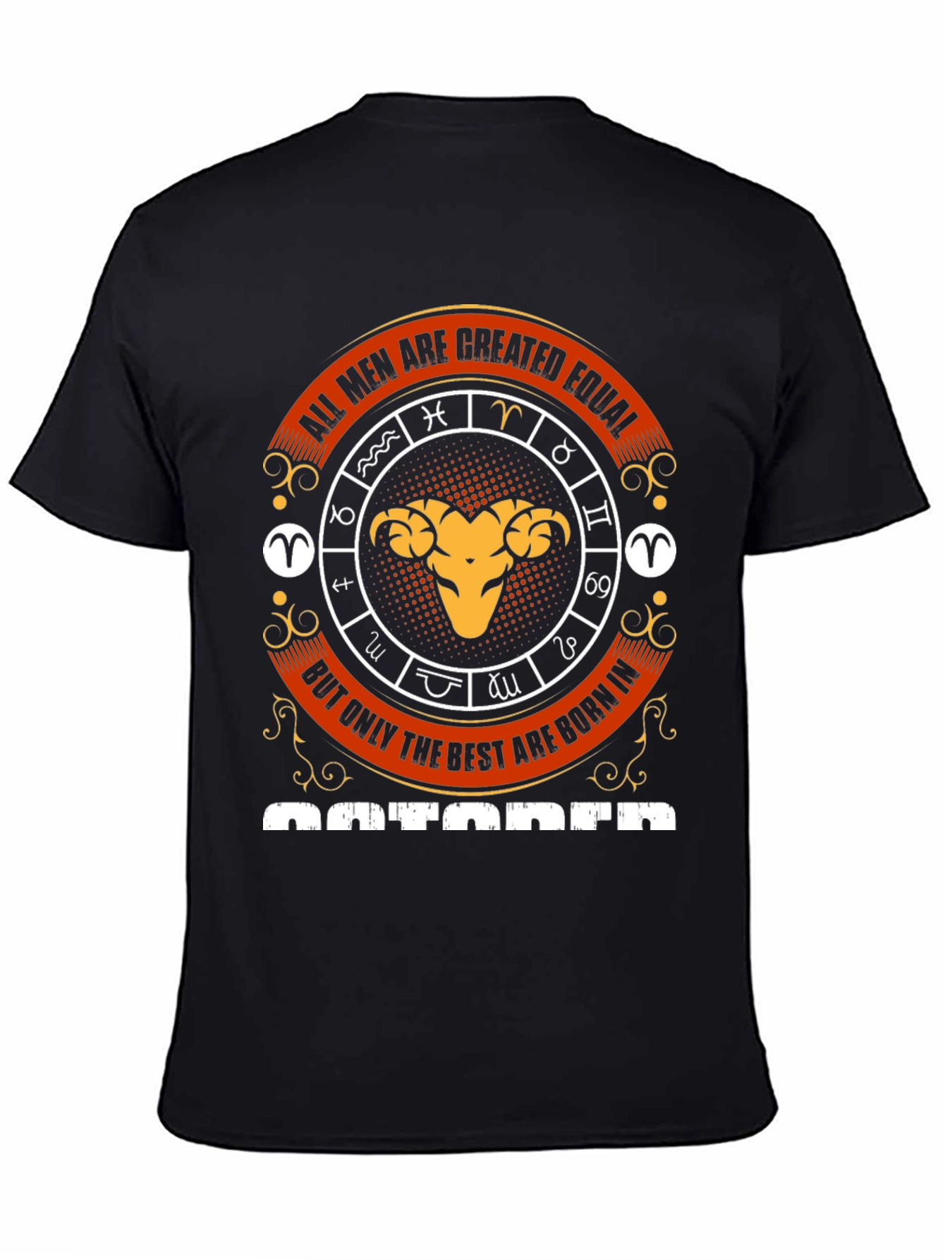 Mens Zodiac Aries Graphic Tee - Limited Edition