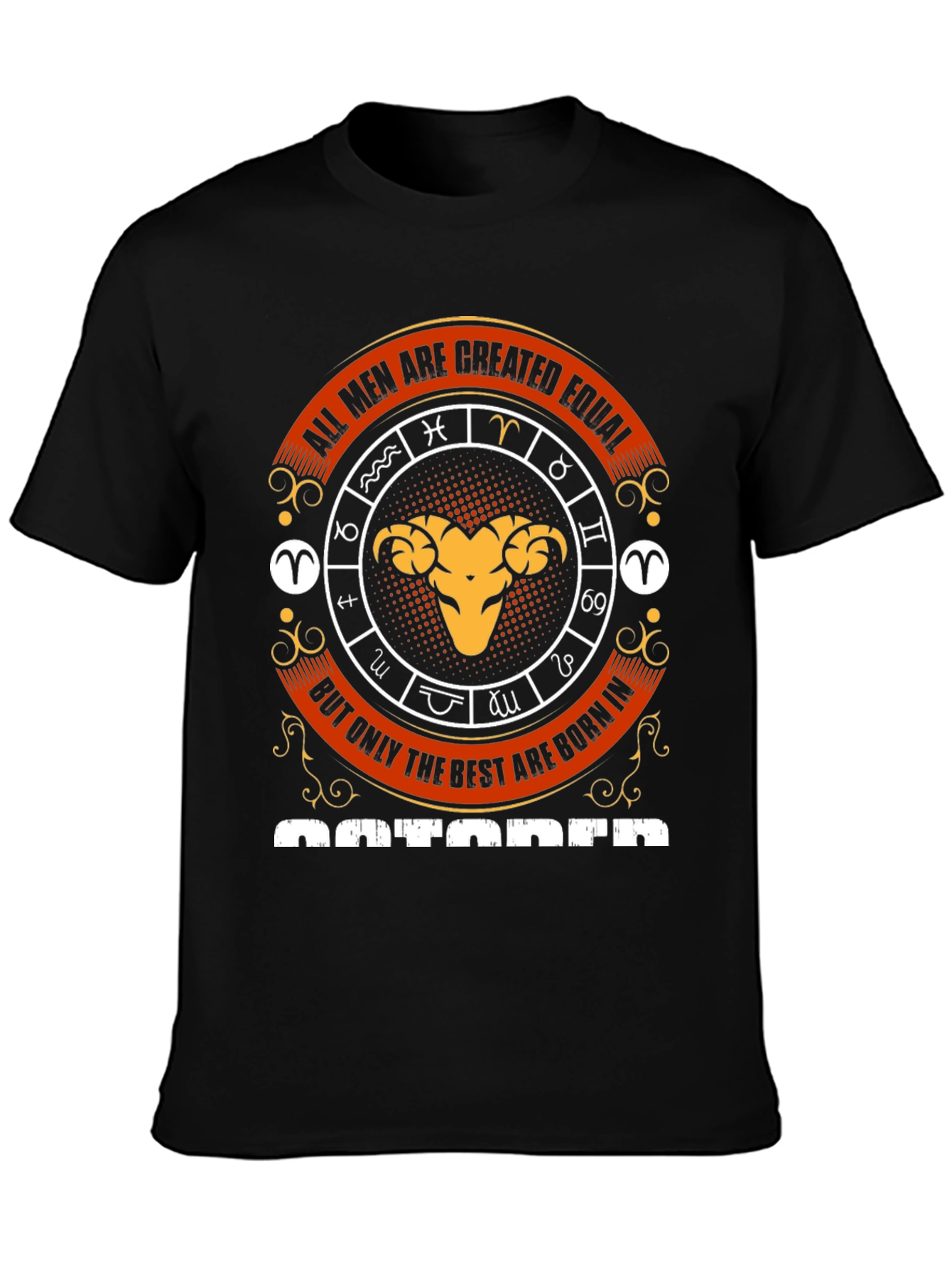 Mens Zodiac Aries Graphic Tee - Limited Edition