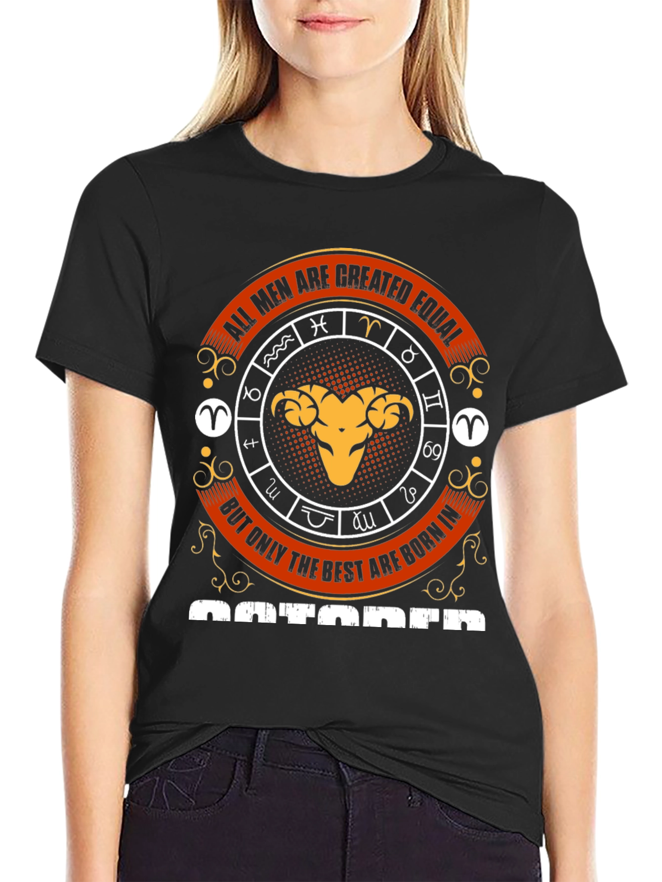 Mens Zodiac Aries Graphic Tee - Limited Edition