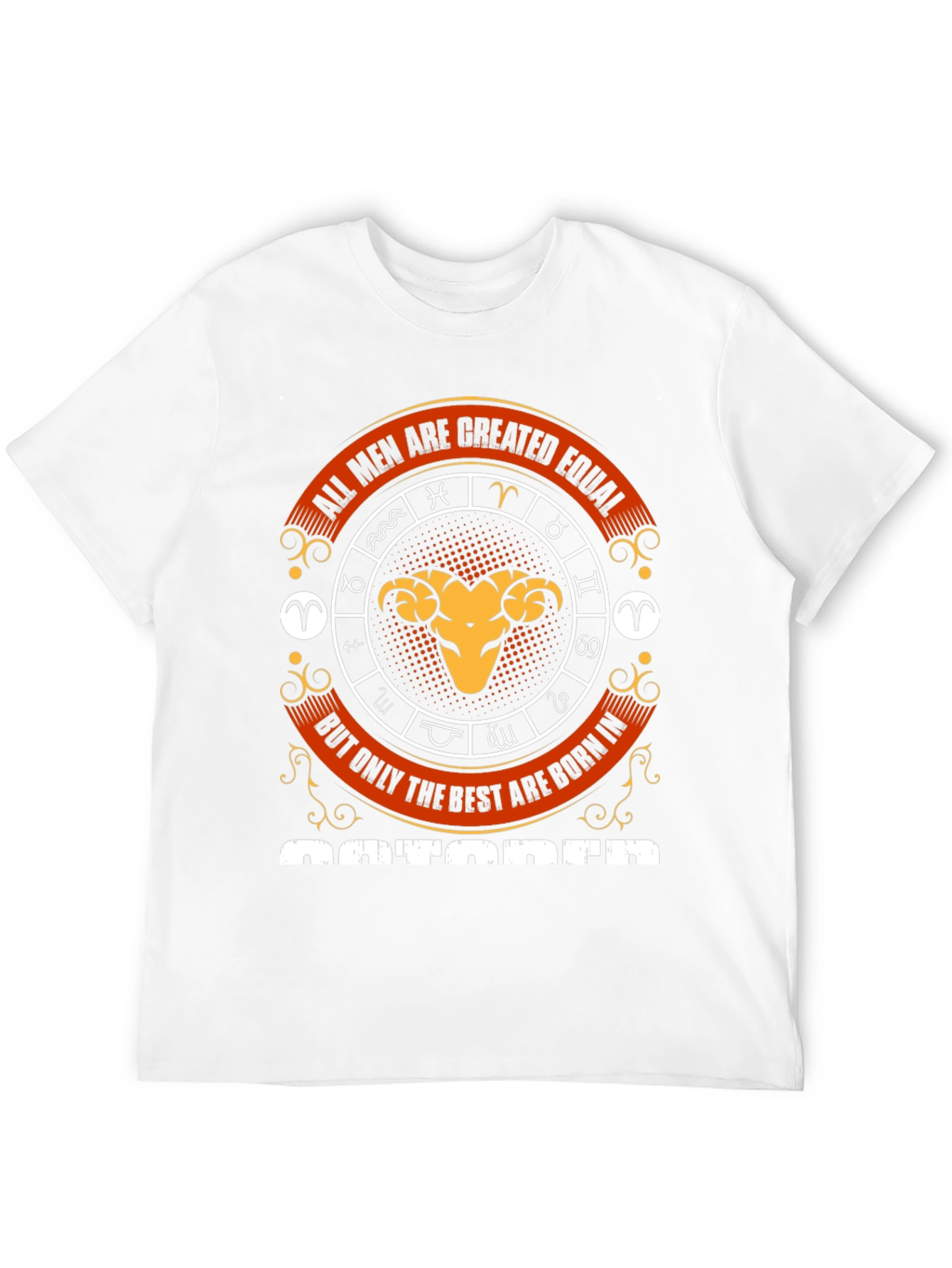 Mens Zodiac Aries Graphic Tee - Limited Edition