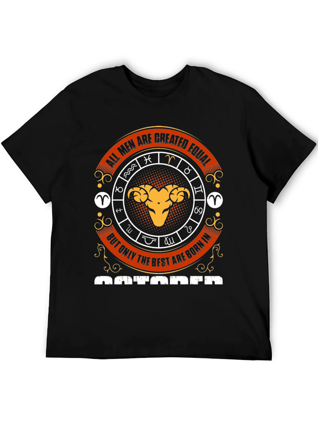 Mens Zodiac Aries Graphic Tee - Limited Edition