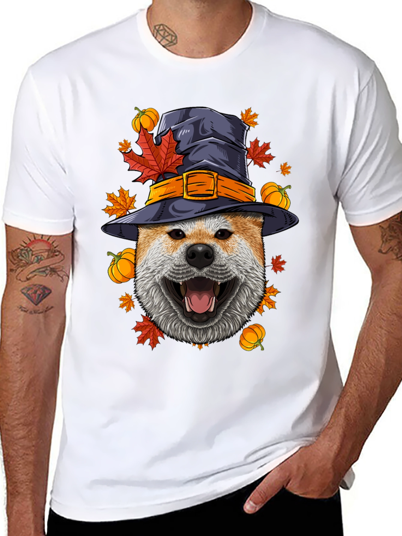 Halloween Dog Witch T-Shirt – Spooky Dog Lover Tee
