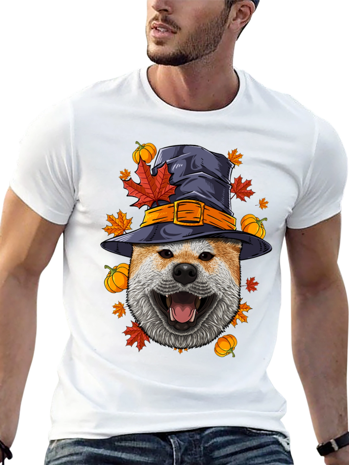 Halloween Dog Witch T-Shirt – Spooky Dog Lover Tee