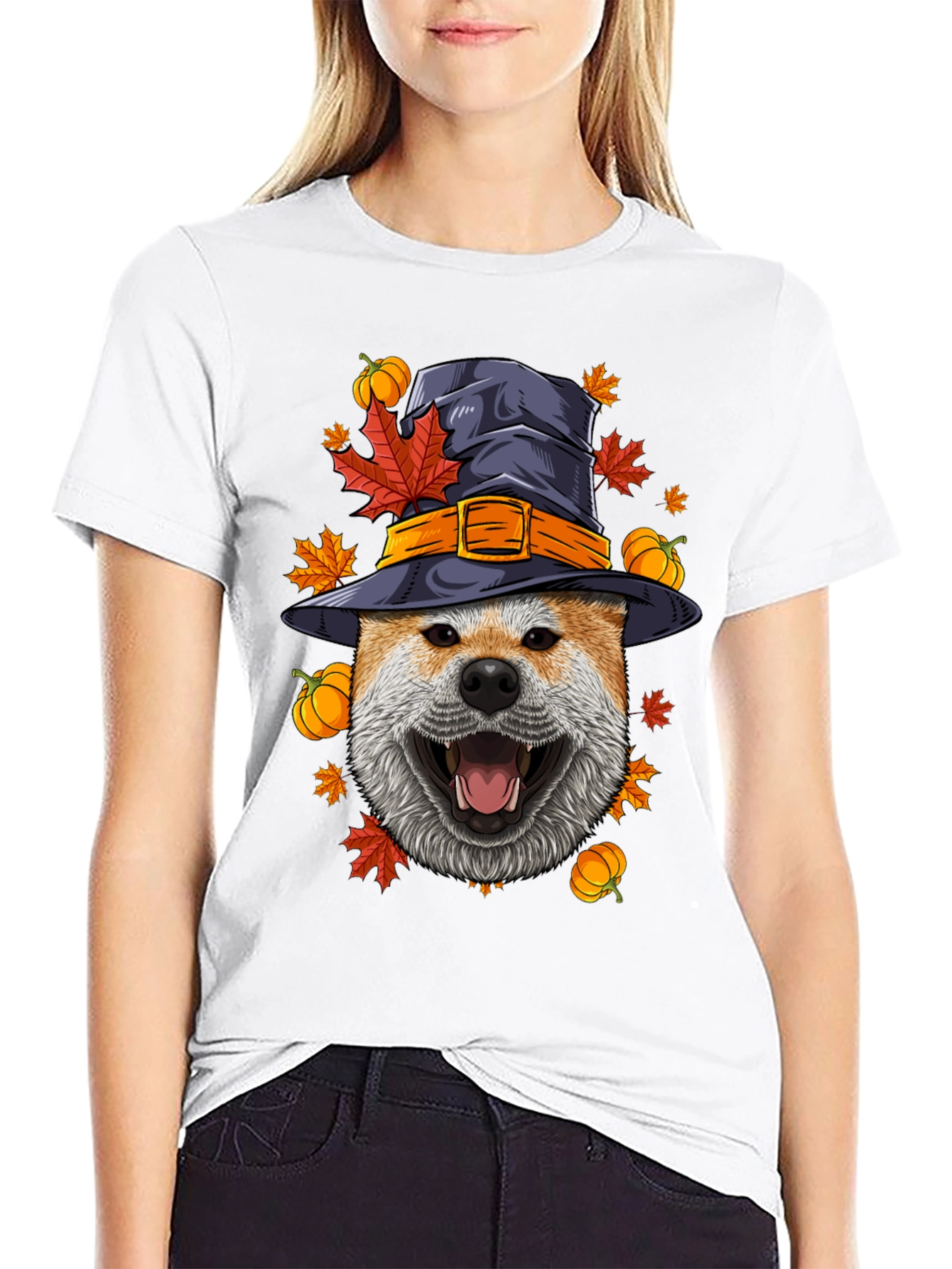Halloween Dog Witch T-Shirt – Spooky Dog Lover Tee