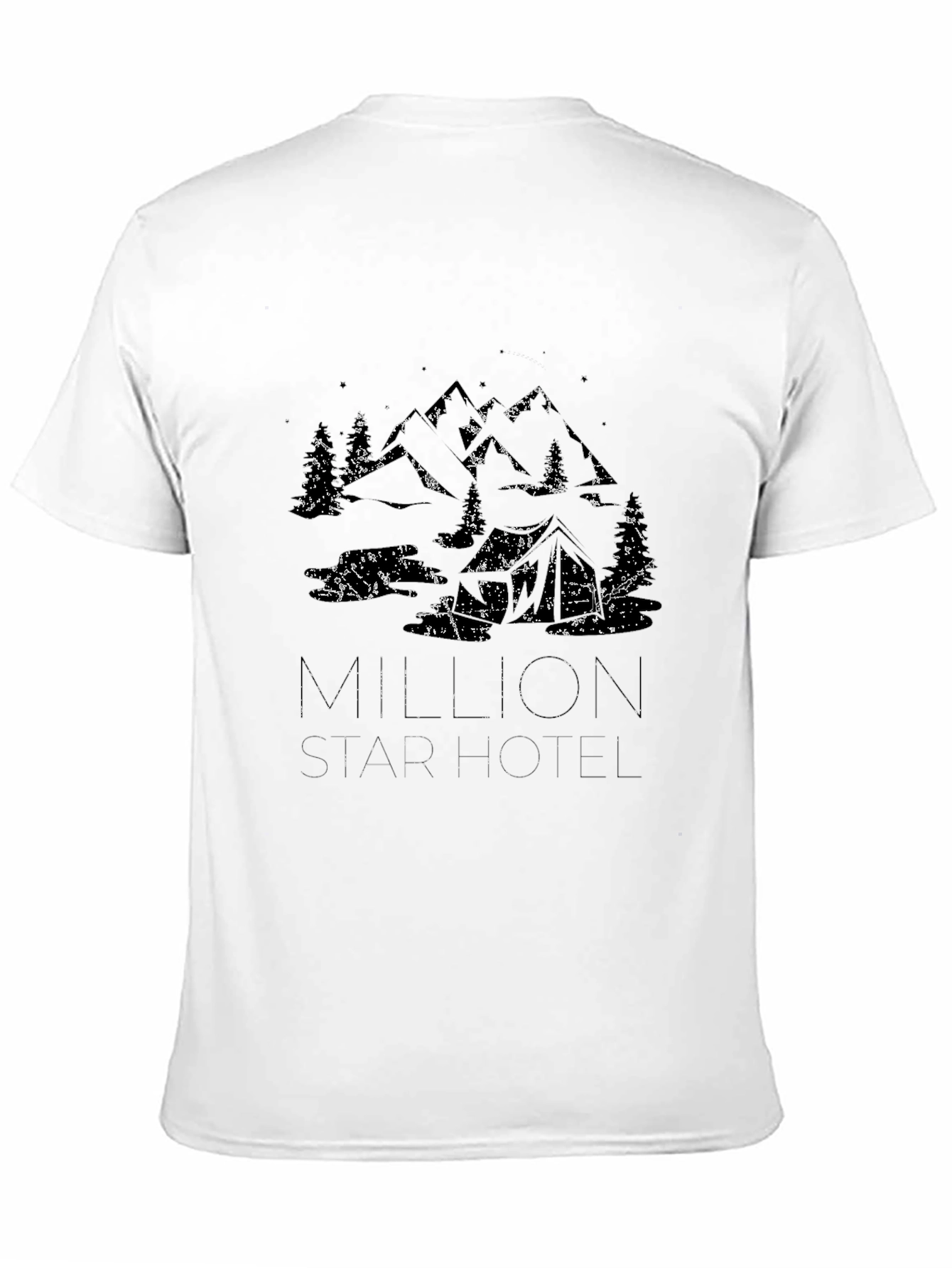Million Star Hotel Graphic Tee - Black