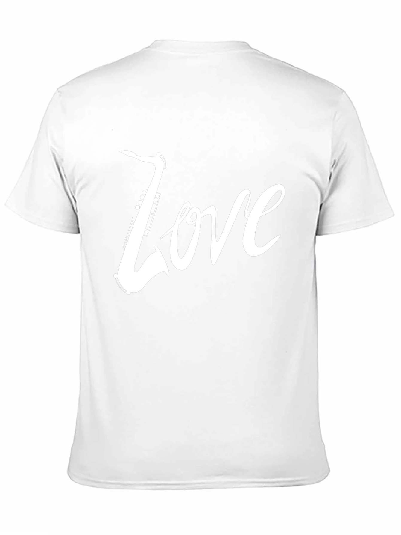 Saxophone Love Tee - Cool Graphic Music Shirt