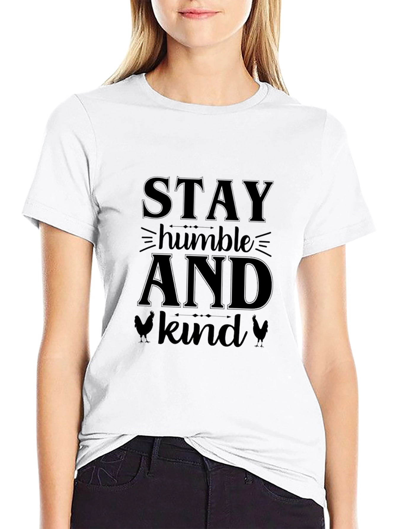 Stay Humble and Kind Black T-Shirt