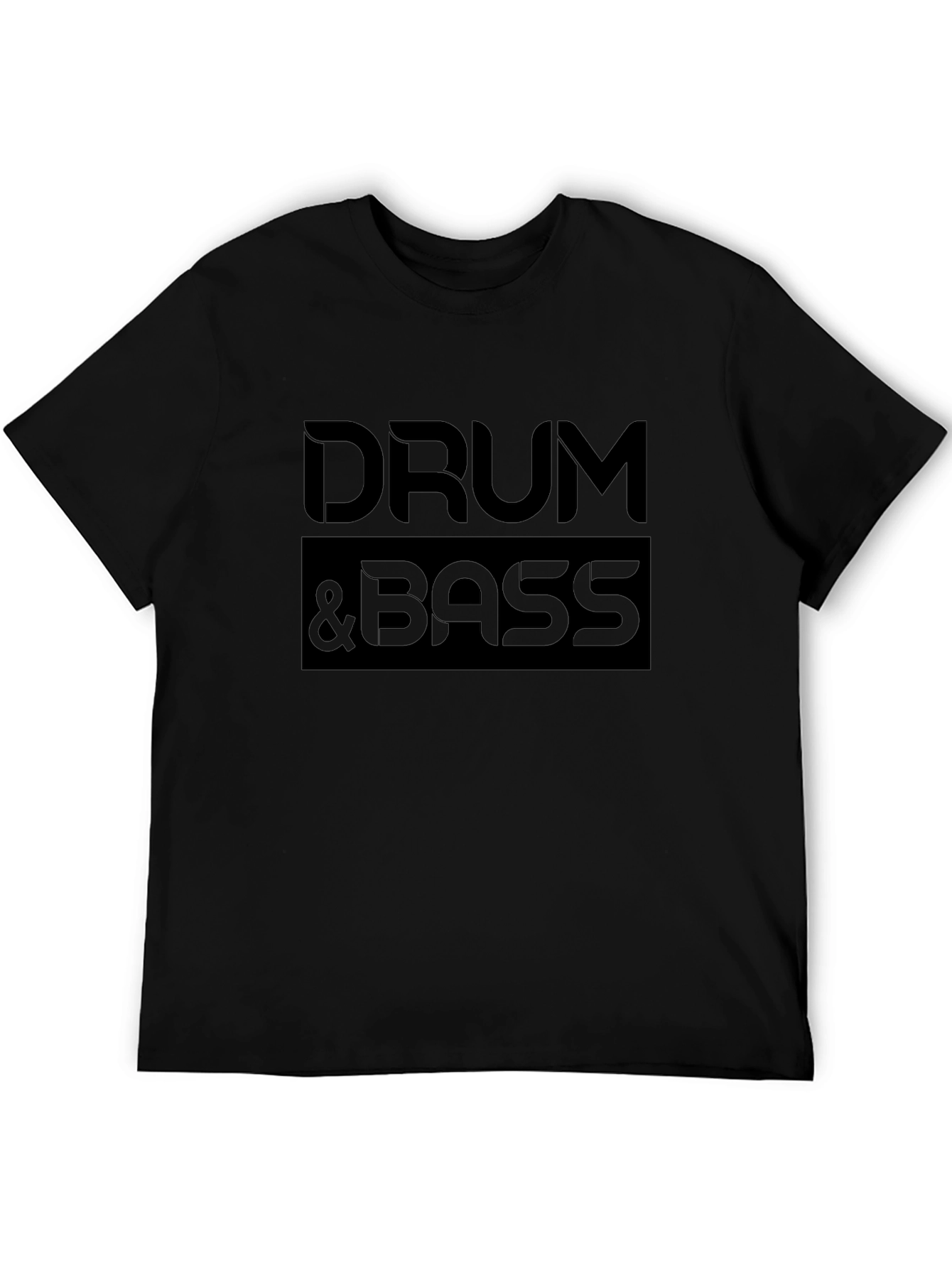 Drum & Bass Graphic Tee - Black