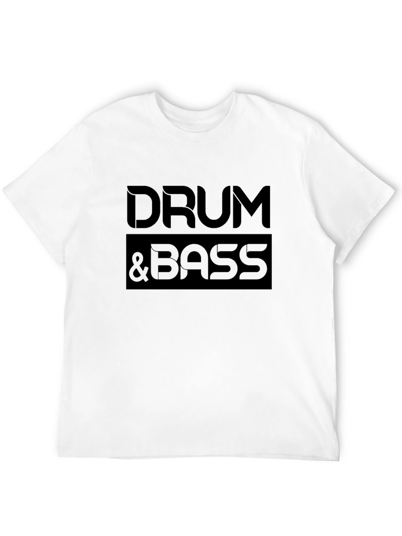 Drum & Bass Graphic Tee - Black