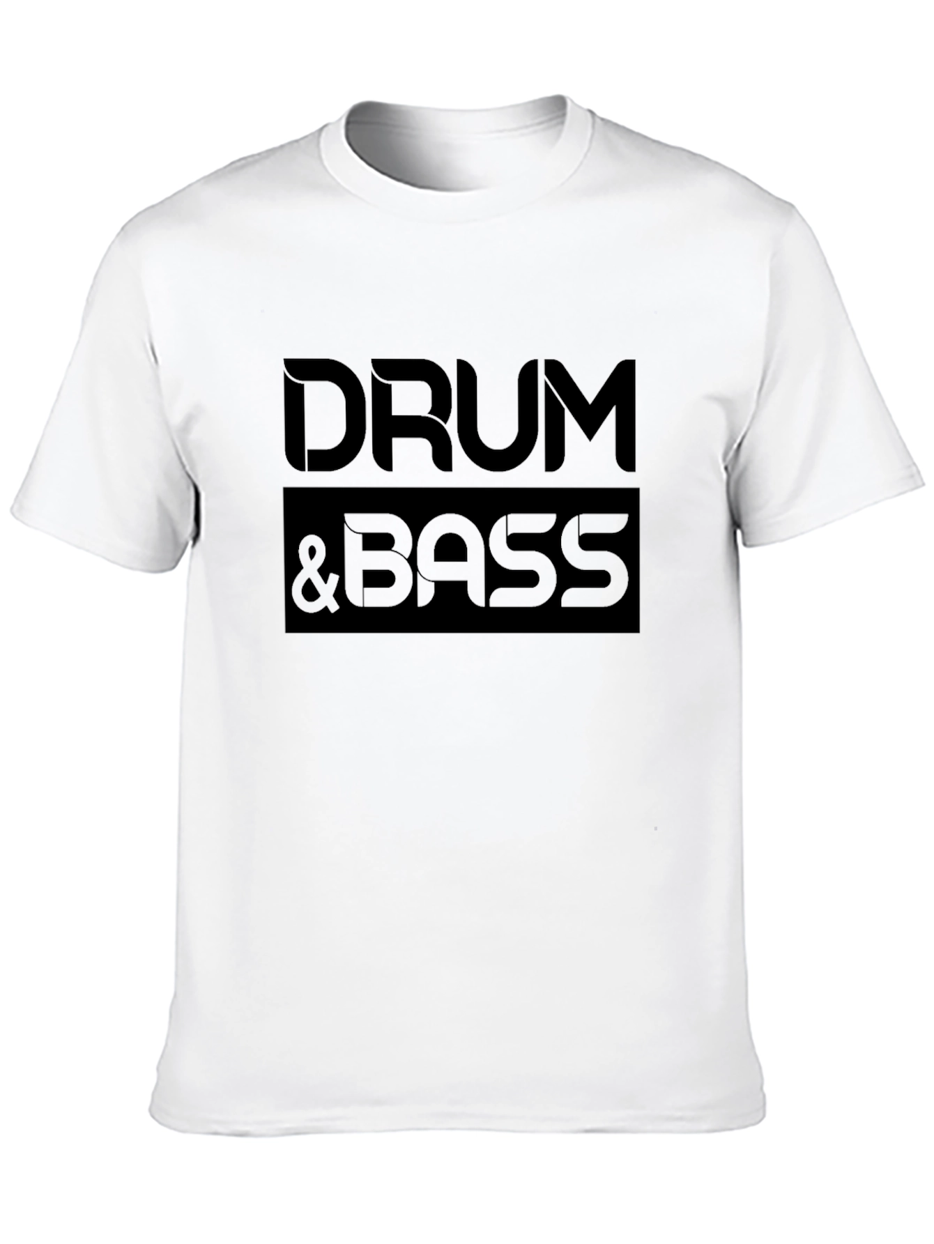 Drum & Bass Graphic Tee - Black