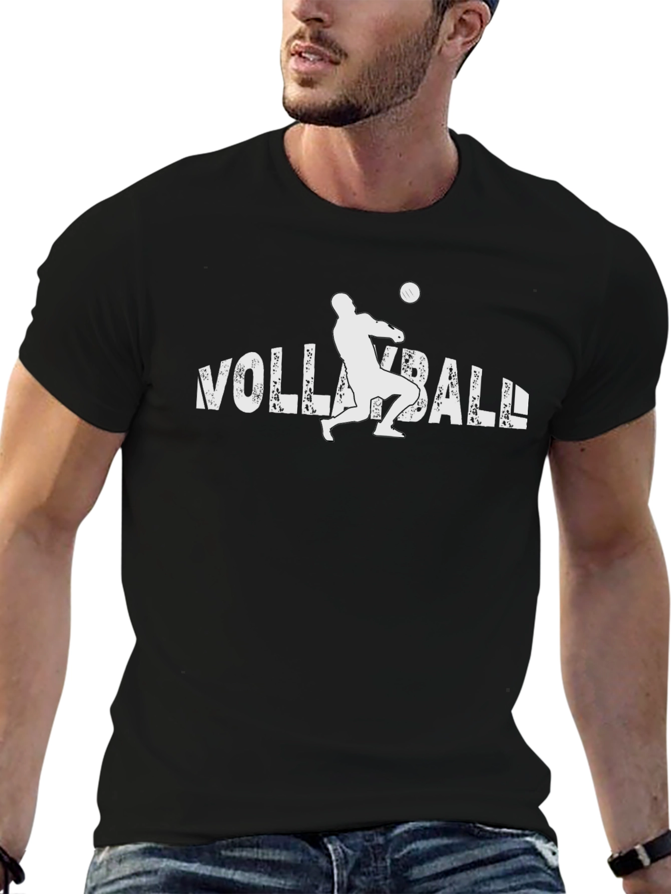 Volleyball Graphic Tee - Stylish Sports Shirt