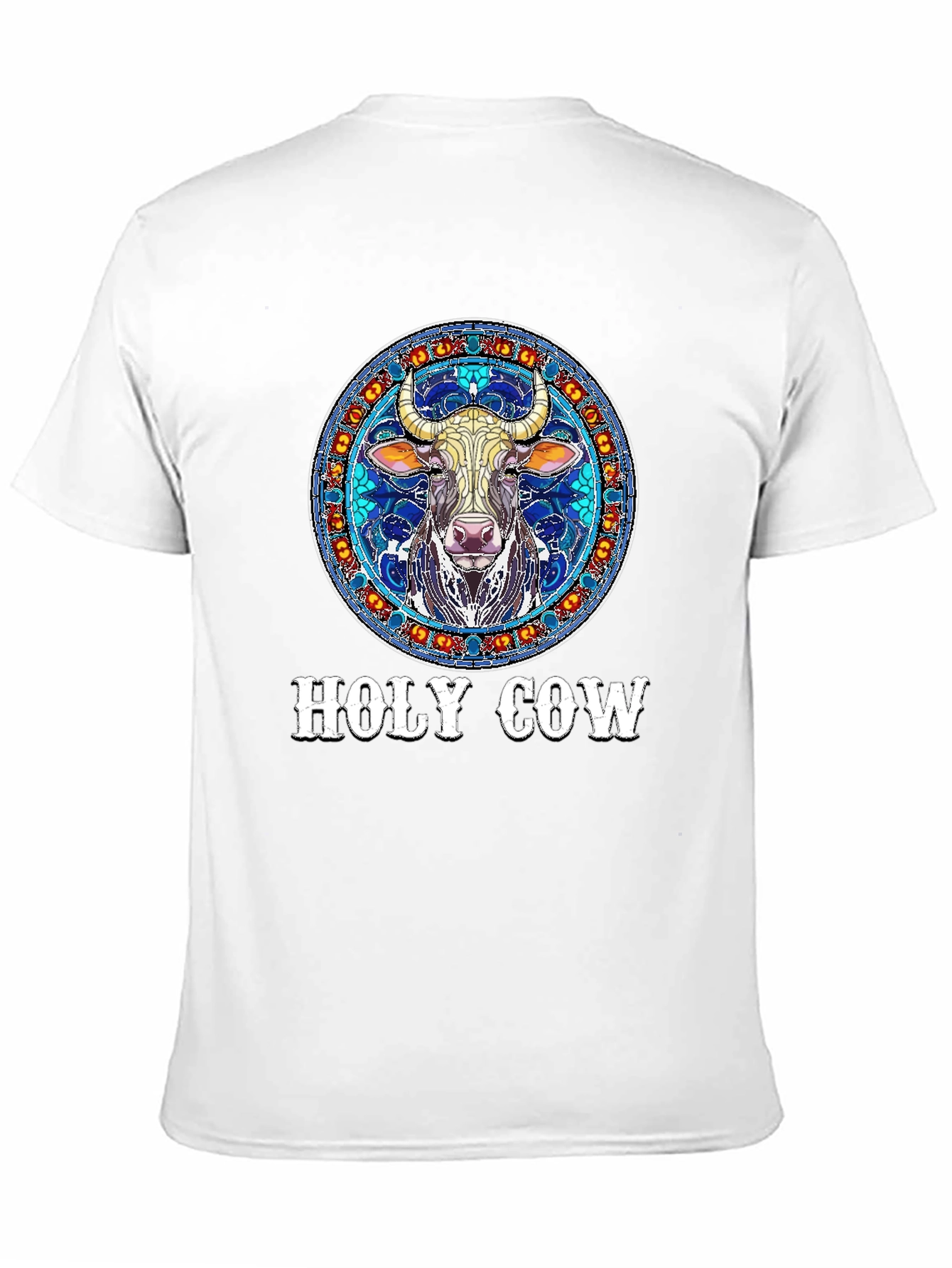 Holy Cow Graphic Print Tee - Unique Design